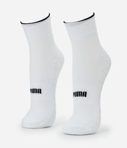 Meia Esportiva Cano Baixo em Poliamida Puma