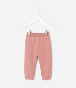 Calça Infantil em Moletom com Orelhas Aplicadas – Tam 0 a 18 Meses