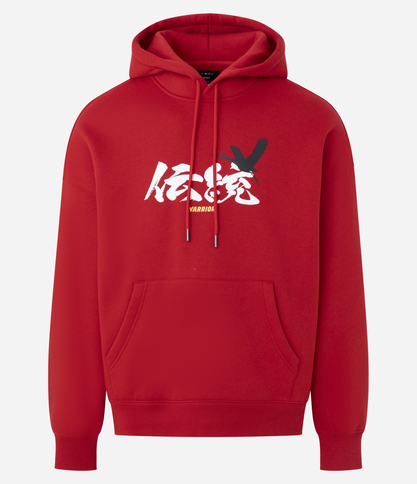 Casaco Boxy em Moletom com Felpa e Estampa Lettering Vermelho 7