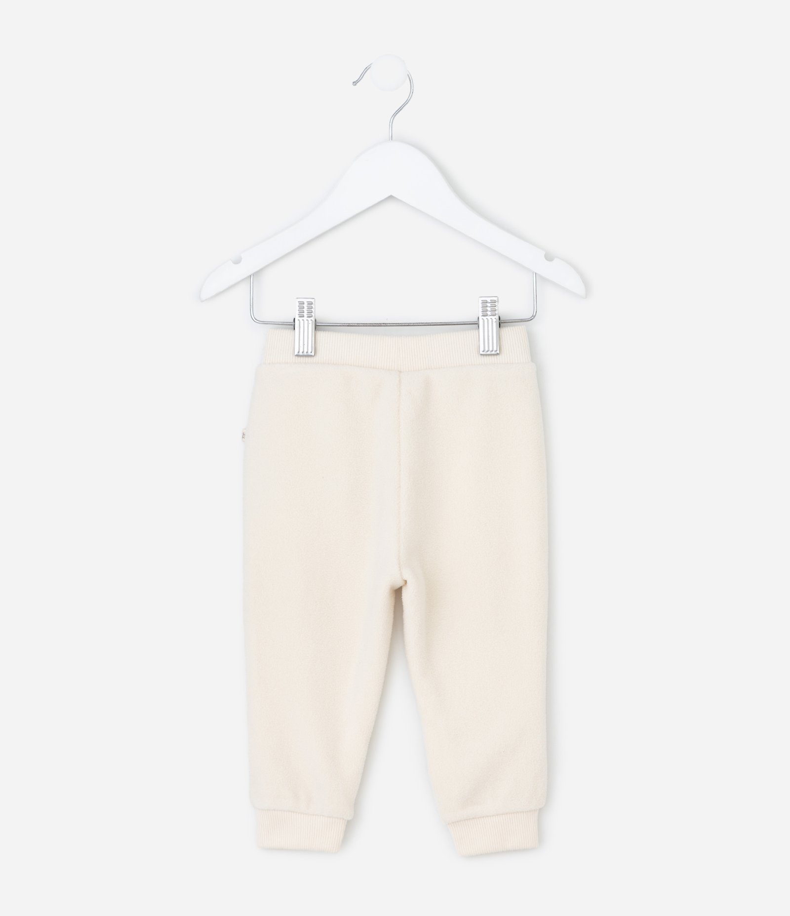 Calça Infantil com Punhos Canelados – Tam 0 a 18 Meses Off White 3