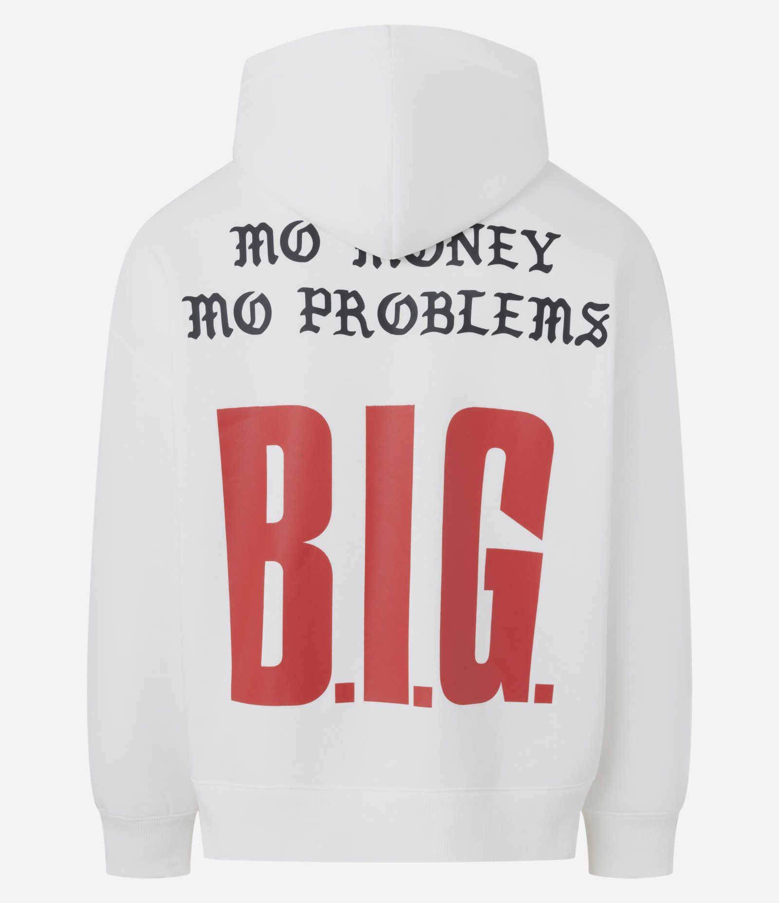 Casaco em Moletom com Felpa com Estampa Notorious Big Brooklyn Branco 8