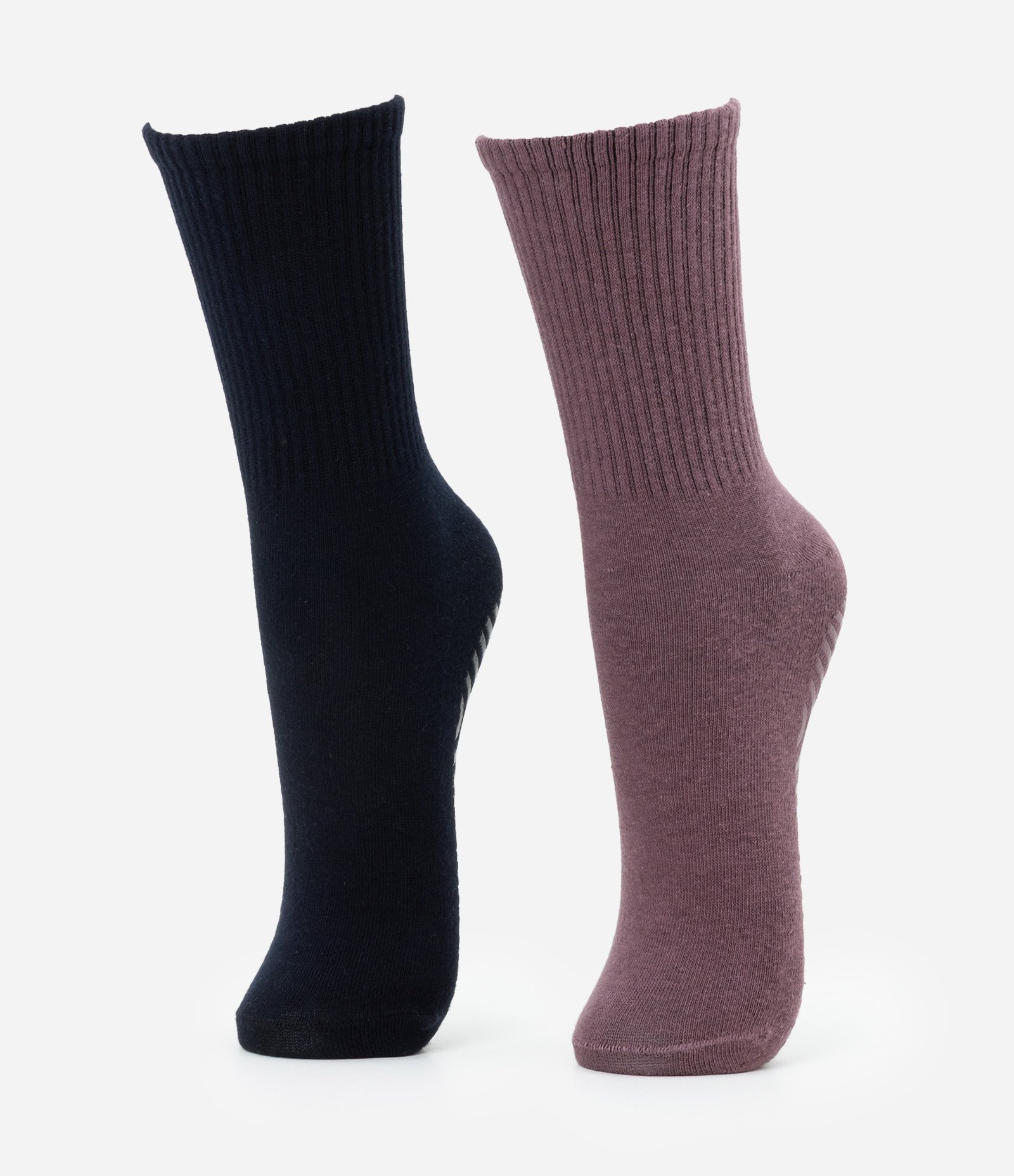 Kit 02 Meias Esportivas em Algodão com Antiderrapante Multicores 1