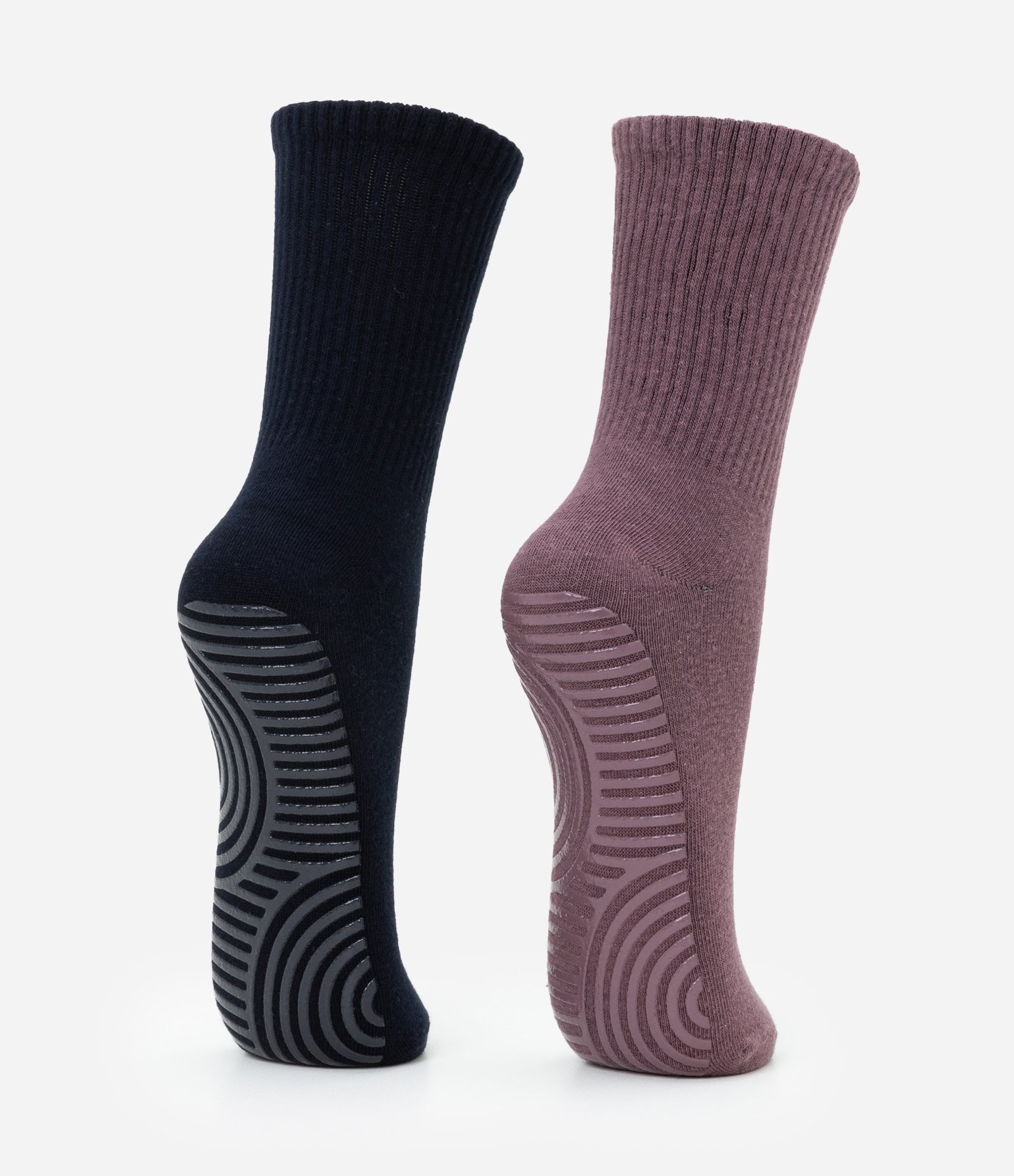 Kit 02 Meias Esportivas em Algodão com Antiderrapante Multicores 3