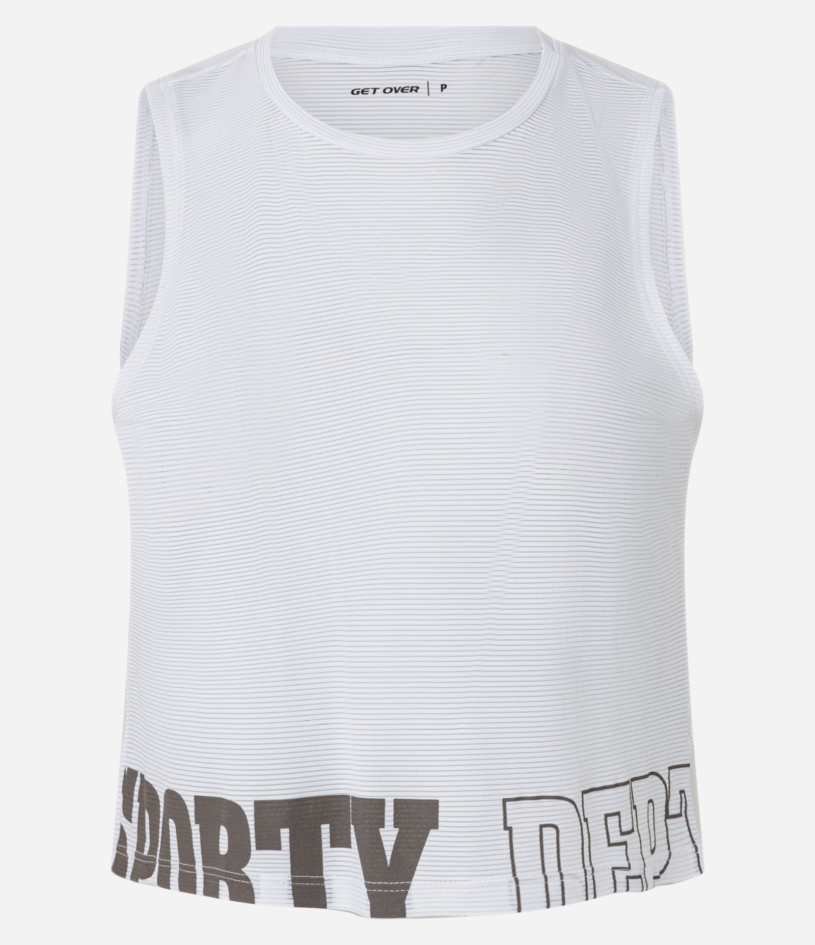 Regata Esportiva em Microfibra com Estampa Bright White 1