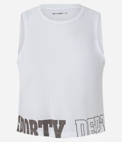 Regata Esportiva em Microfibra com Estampa