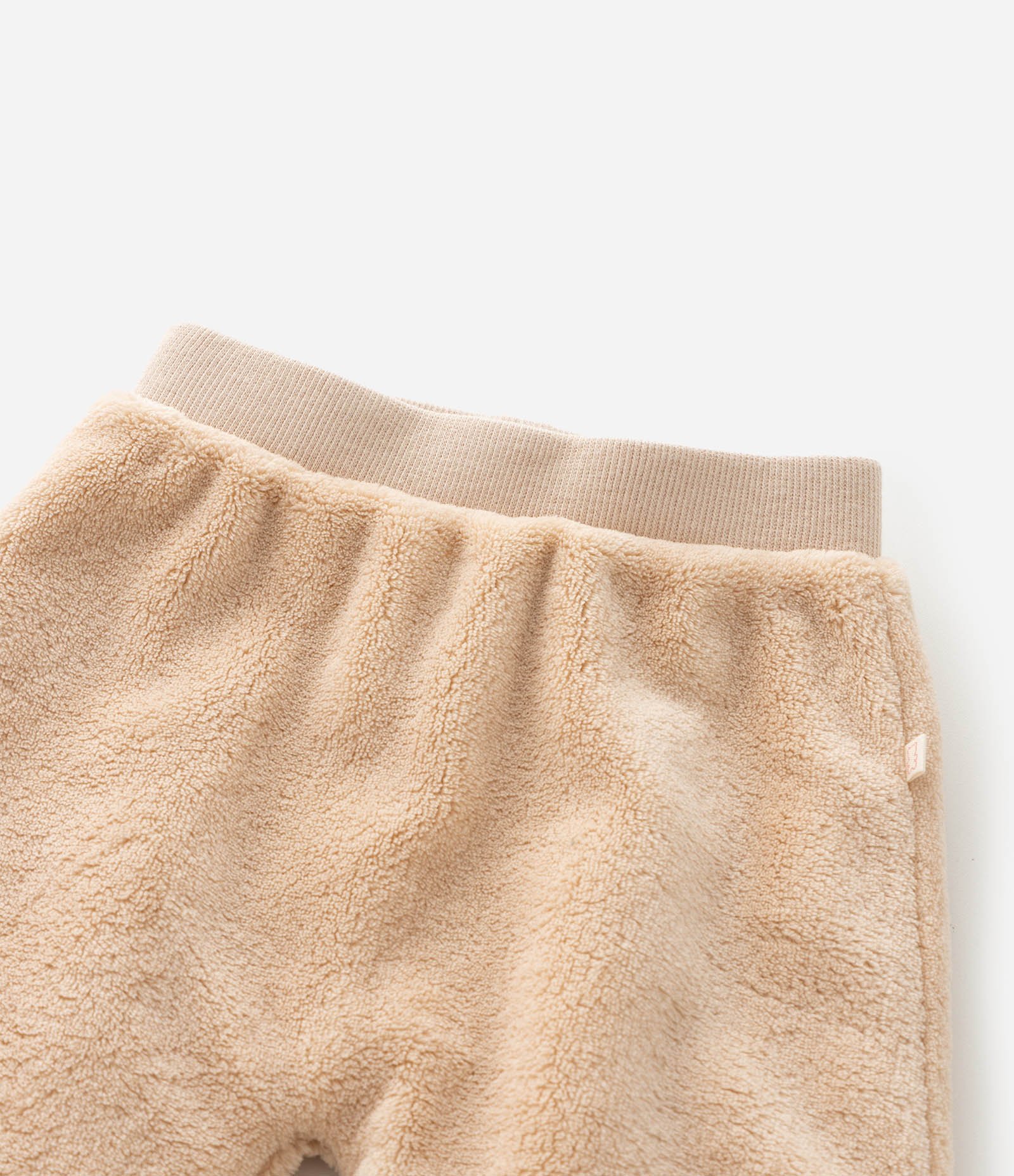 Conjunto Infantil em Fleece com Bordado de Bichinho - Tam 0 a 18 Meses Bege 8