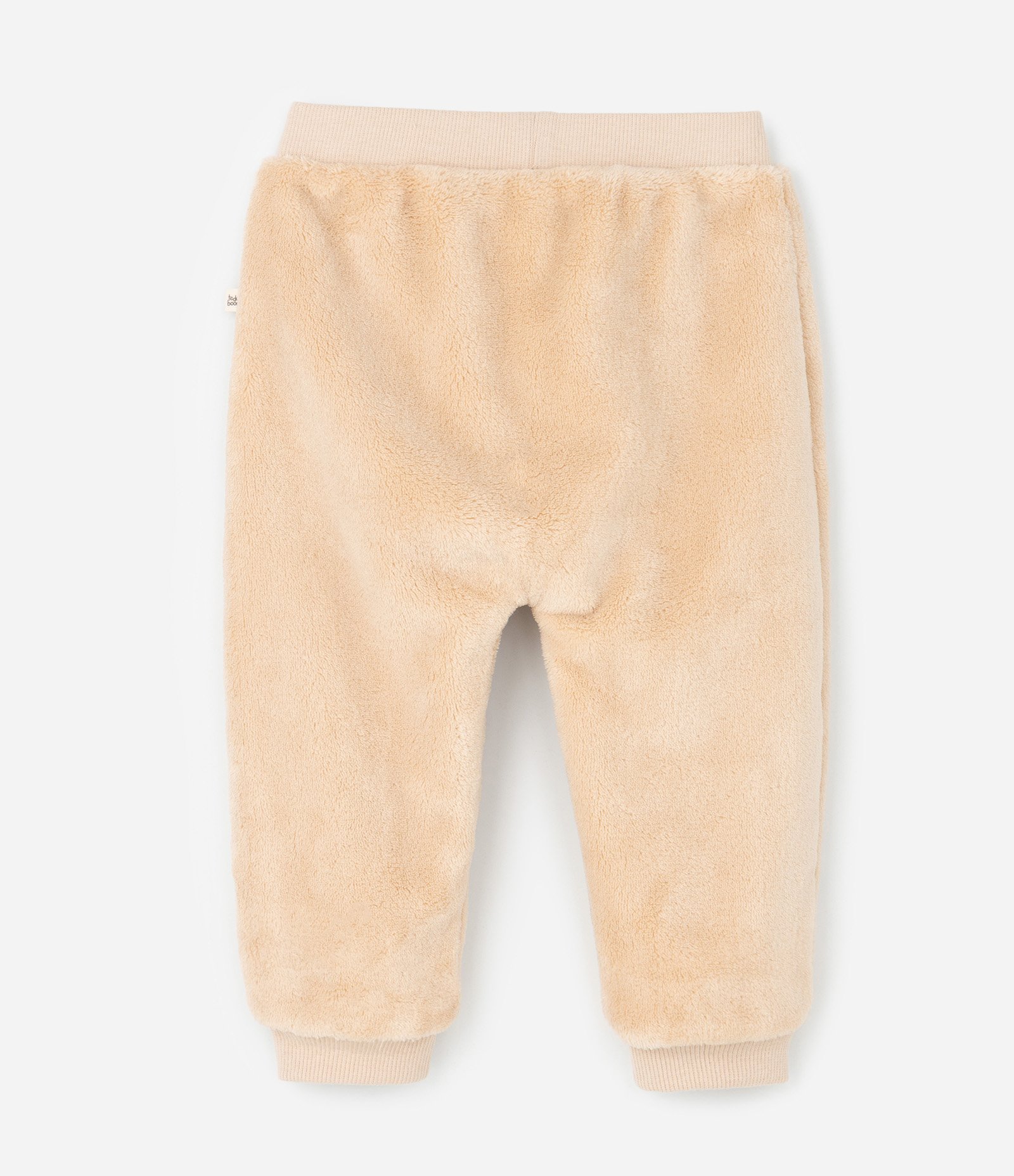 Conjunto Infantil em Fleece com Bordado de Bichinho - Tam 0 a 18 Meses Bege 5