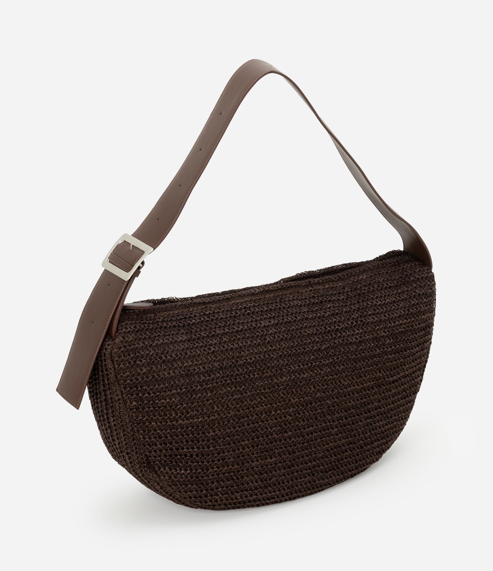 Bolsa Baguete em Papel Texturizada Marrom 1