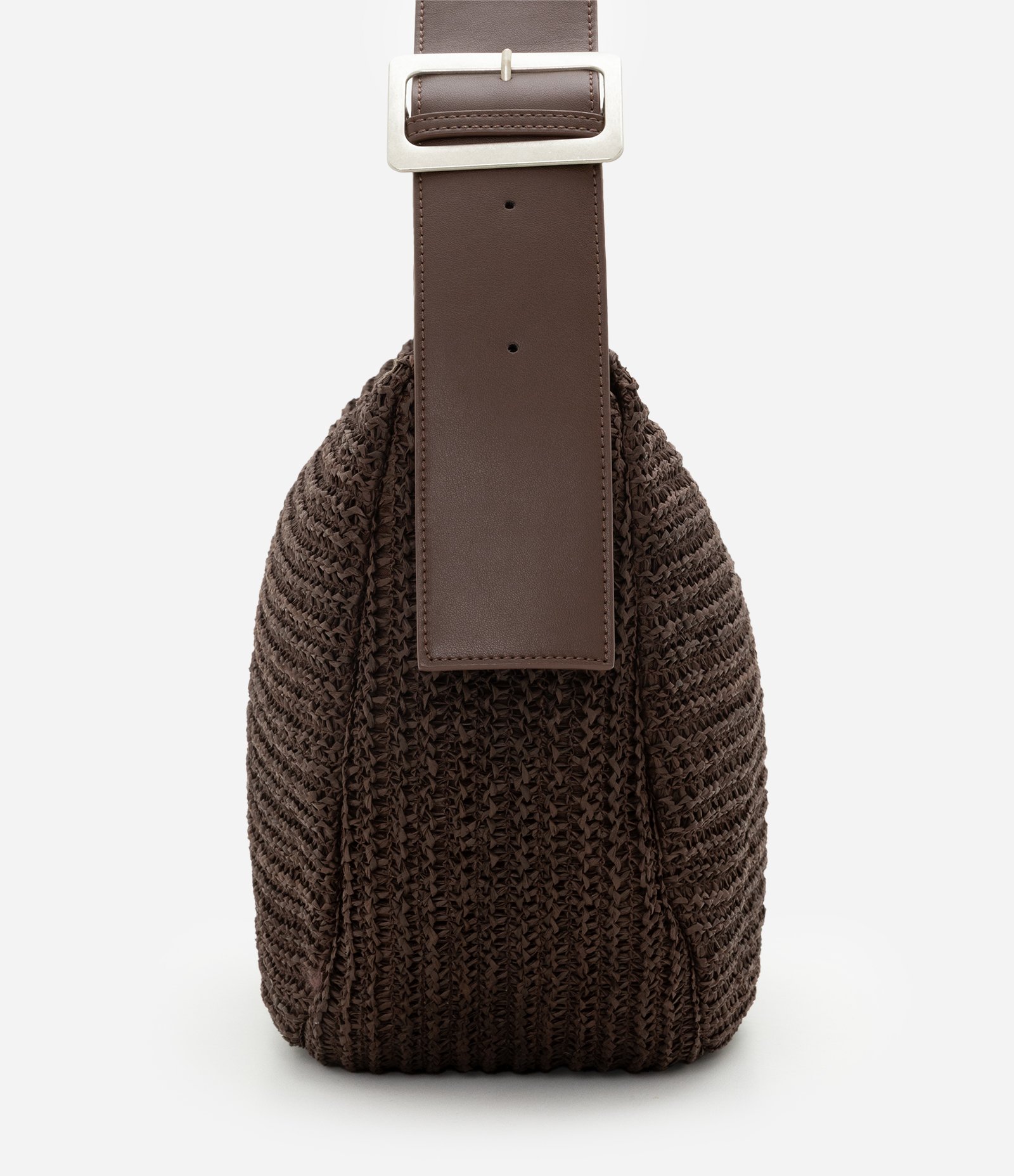 Bolsa Baguete em Papel Texturizada Marrom 2