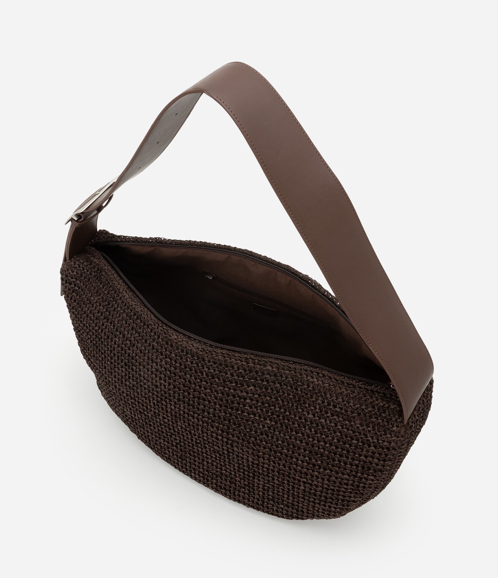 Bolsa Baguete em Papel Texturizada Marrom 6