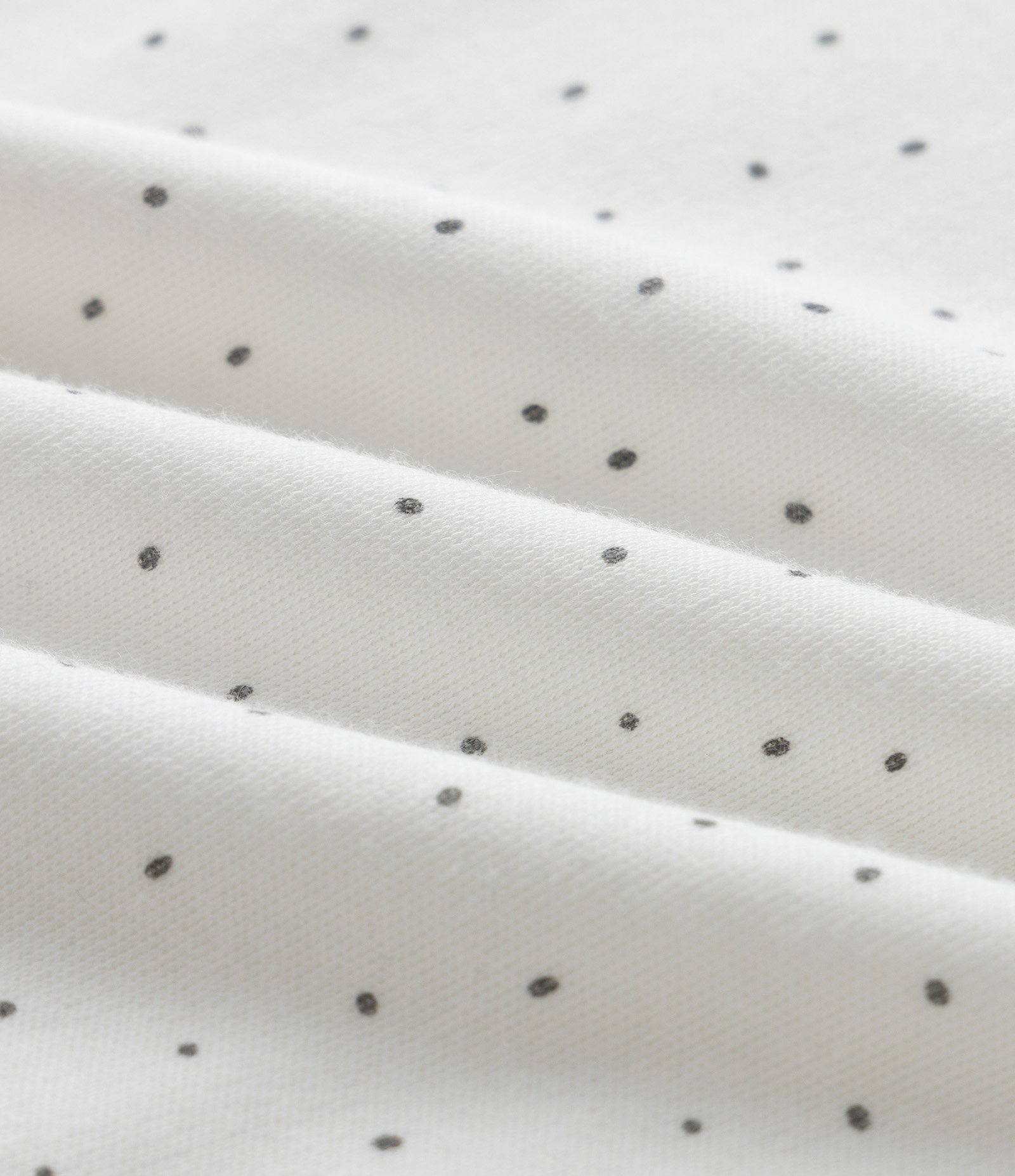 Macacão Infantil em Suedine com Poá e Bordado – Tam RN a 18 Meses Off White 4