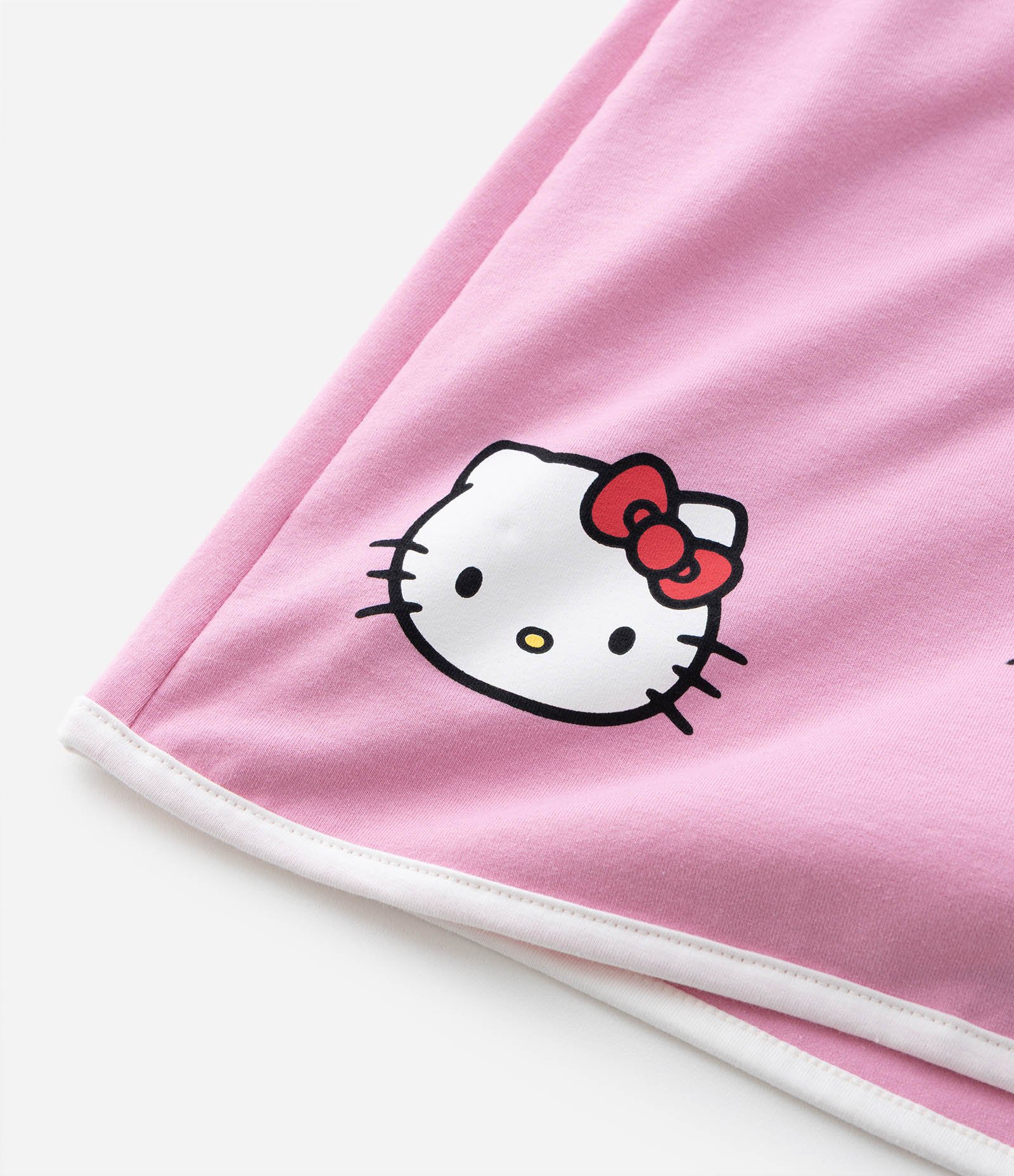Short Saia Infantil em Moletom com Estampa Hello Kitty – Tam 5 a 14 Anos Rosa 7