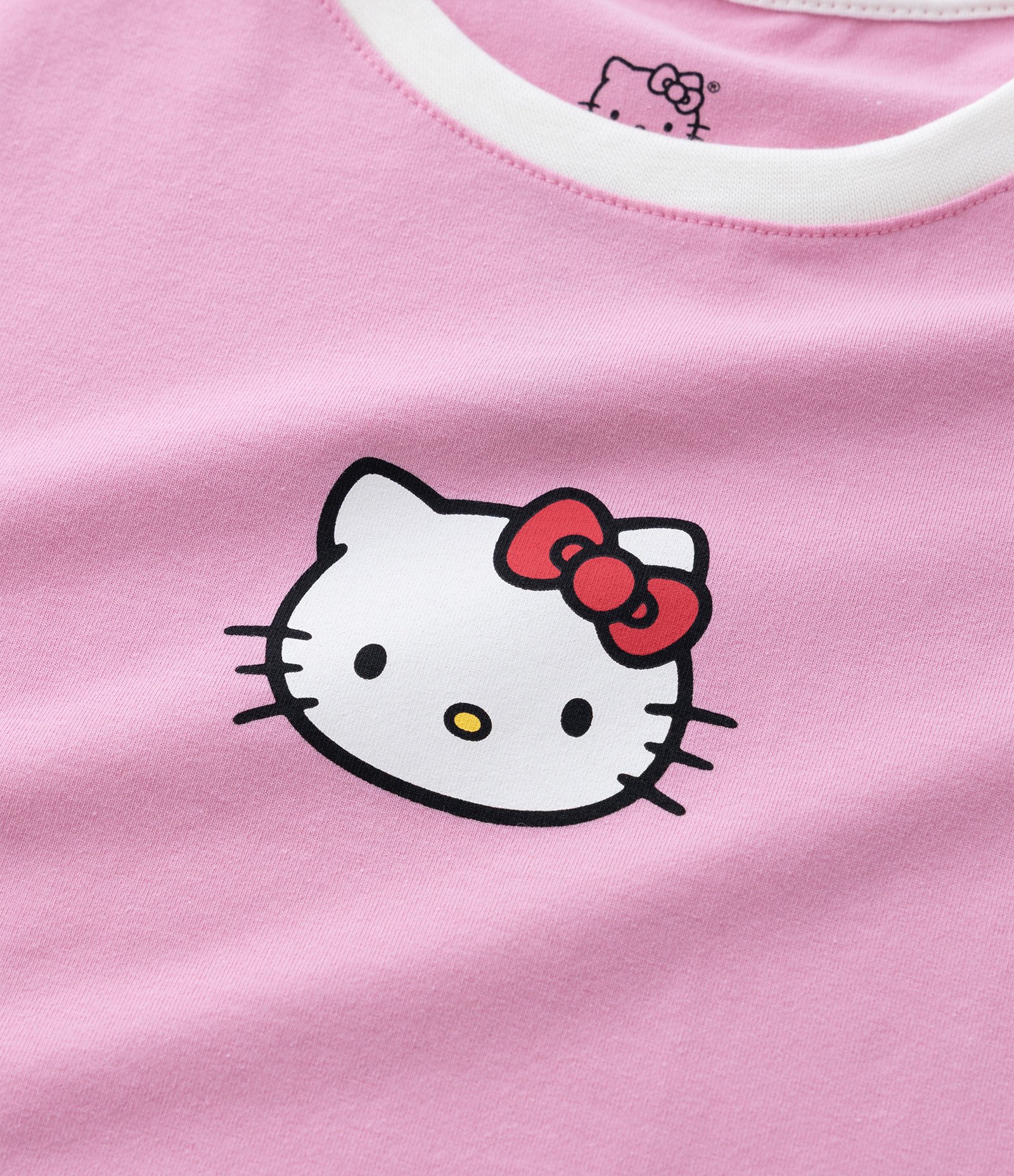 Camiseta Infantil com Estampa da Hello Kitty - Tam 5 a 14 Anos Rosa 5