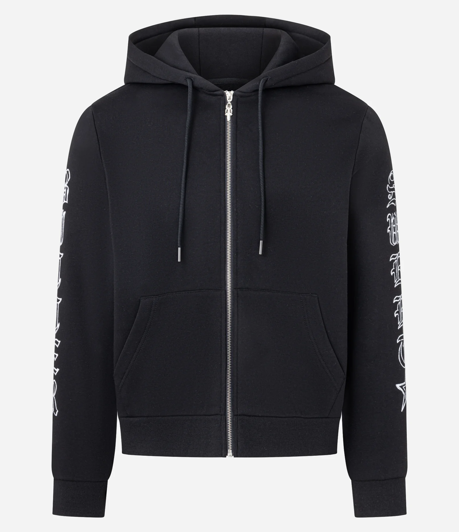 Casaco Boxy em Moletom com Felpa e Estampa Lettering Preto 1