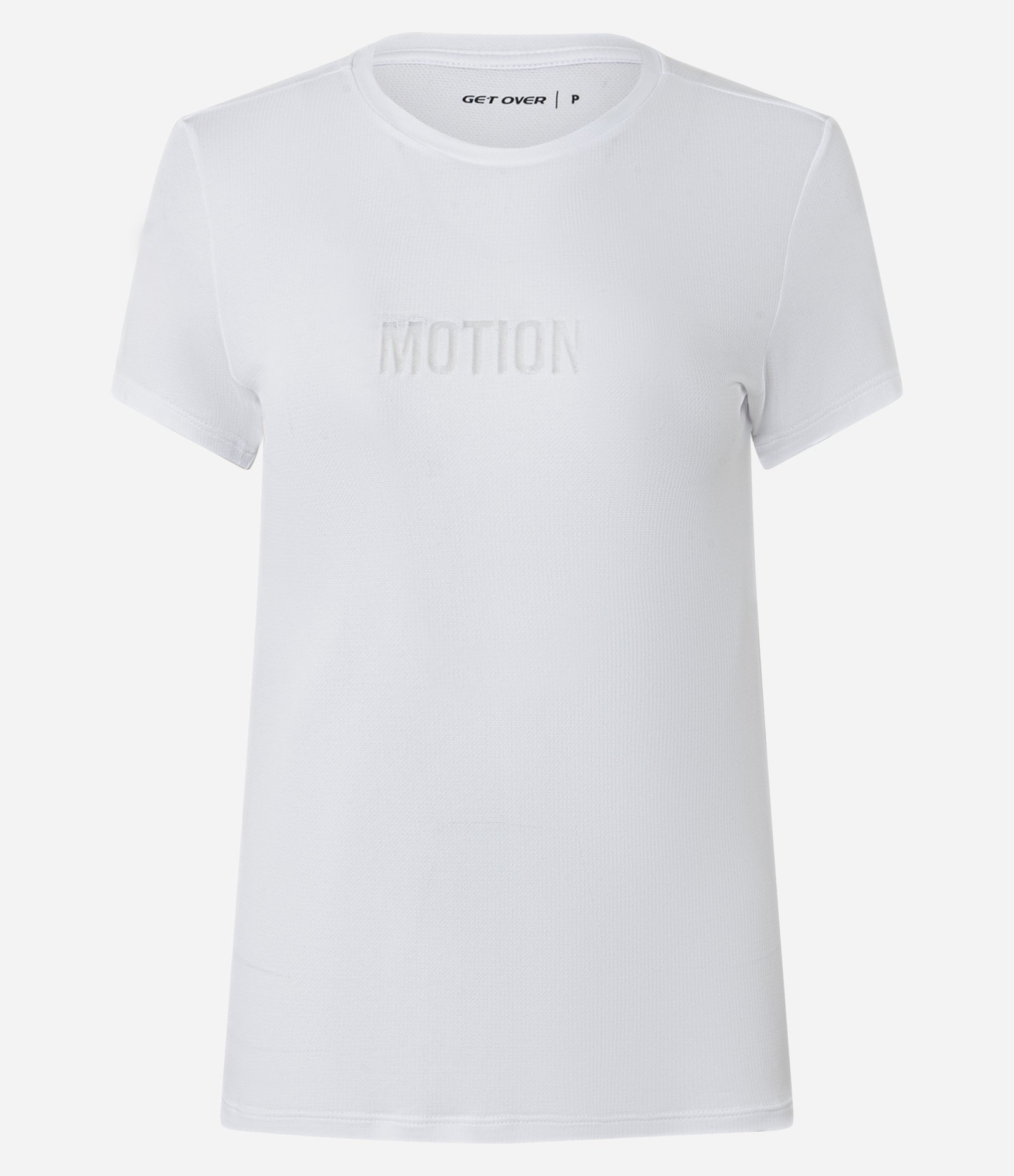 Camiseta Esportiva em Microfibra com Tecnologia Dry  e Estampa Localizada Branco 4