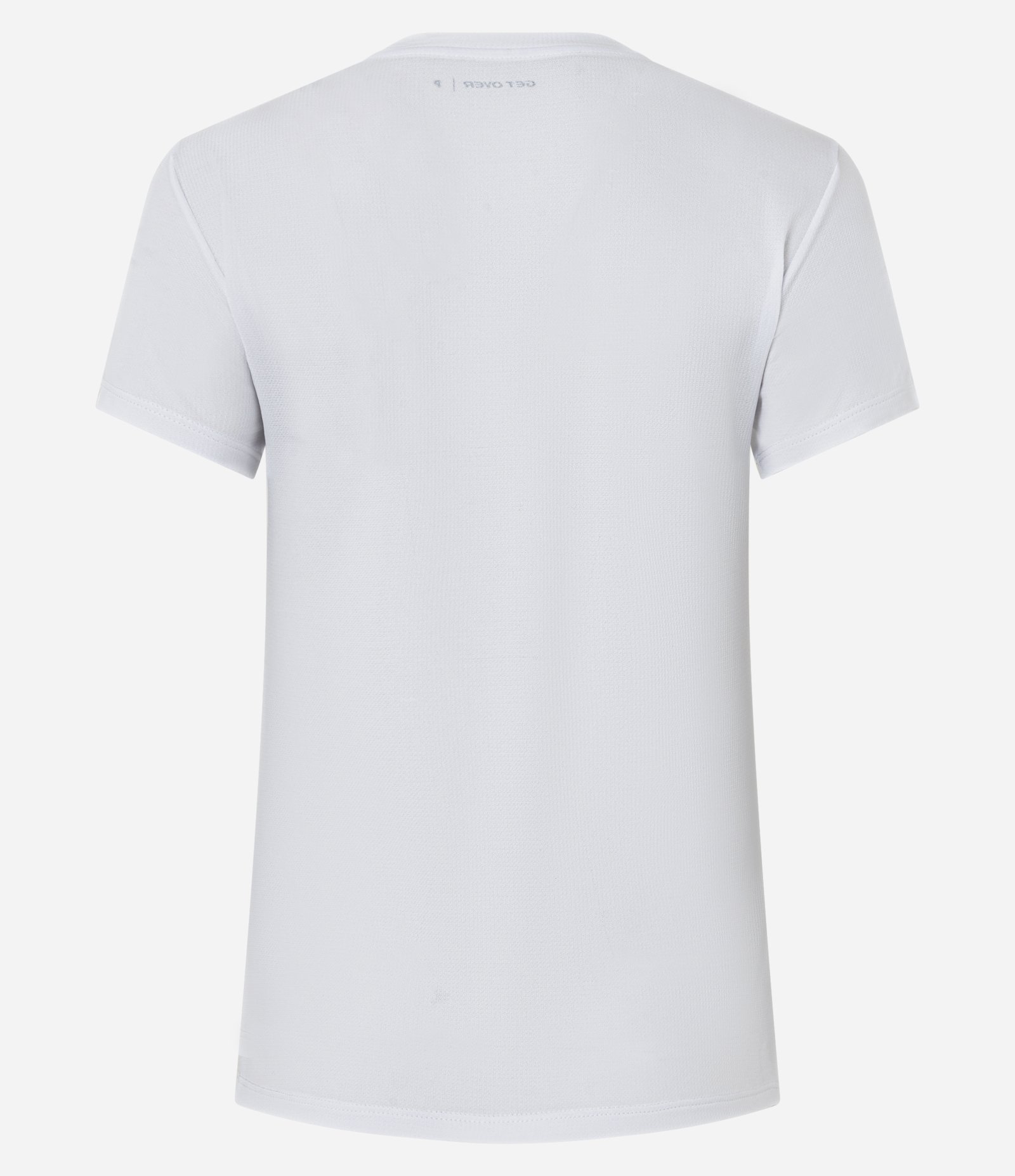 Camiseta Esportiva em Microfibra com Tecnologia Dry  e Estampa Localizada Branco 6