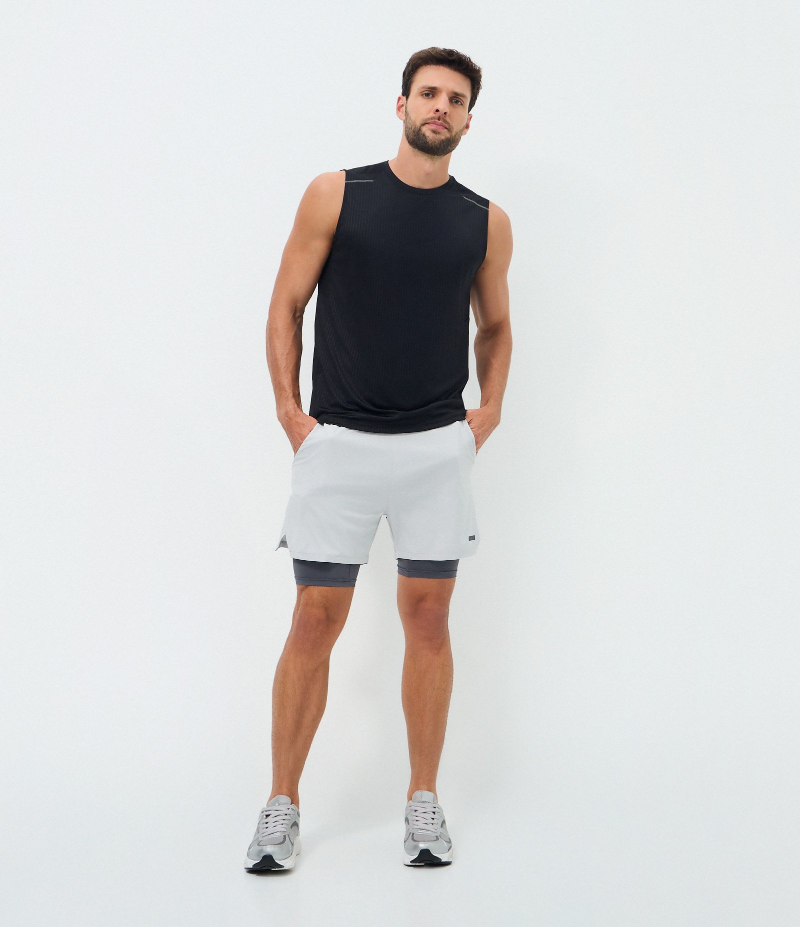 Regata Esportiva Regular com Tecnologia Dry Preto 2