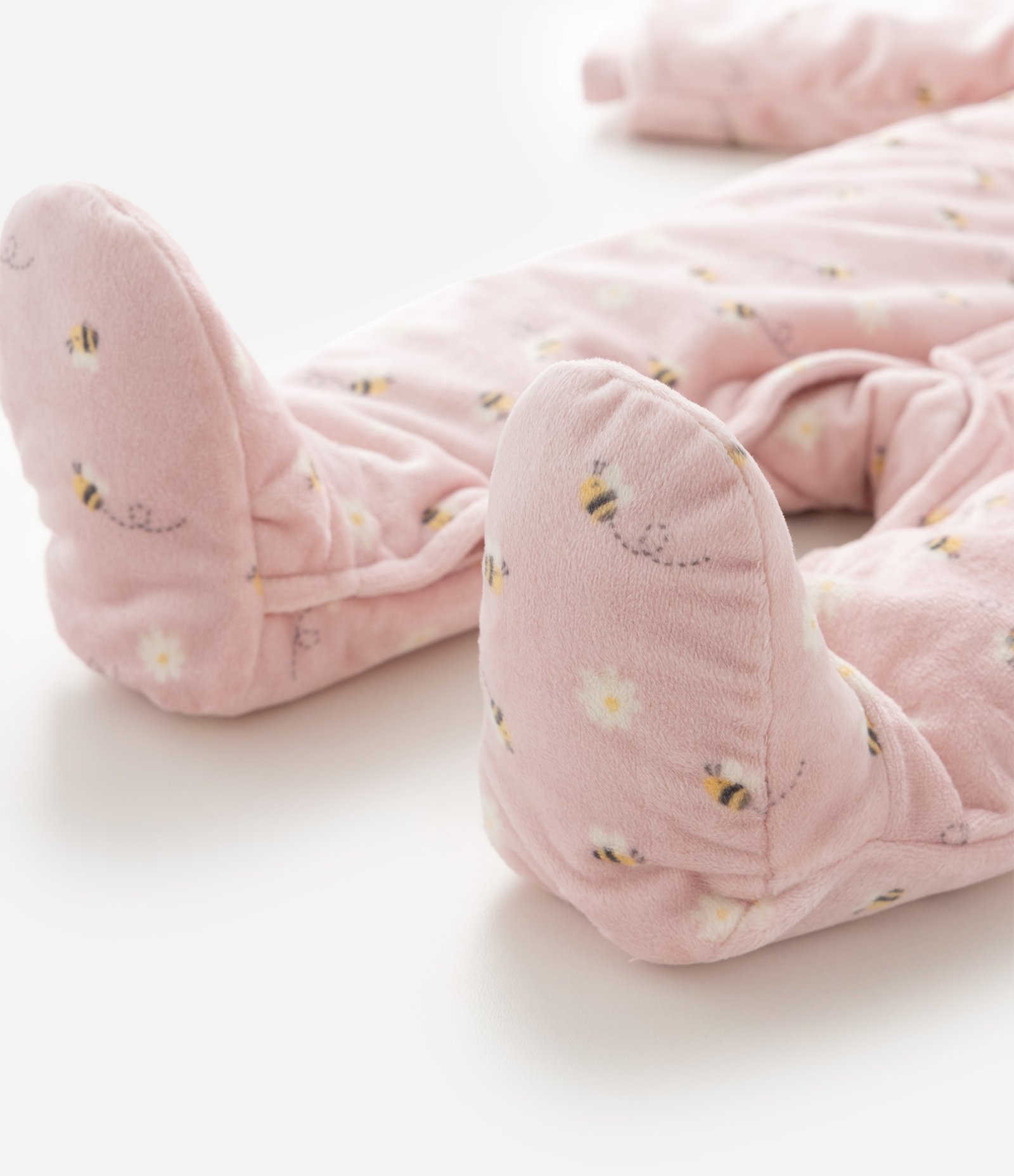 Macacão Infantil em Plush Forrado - Tam RN a 18 Meses Rosa 10