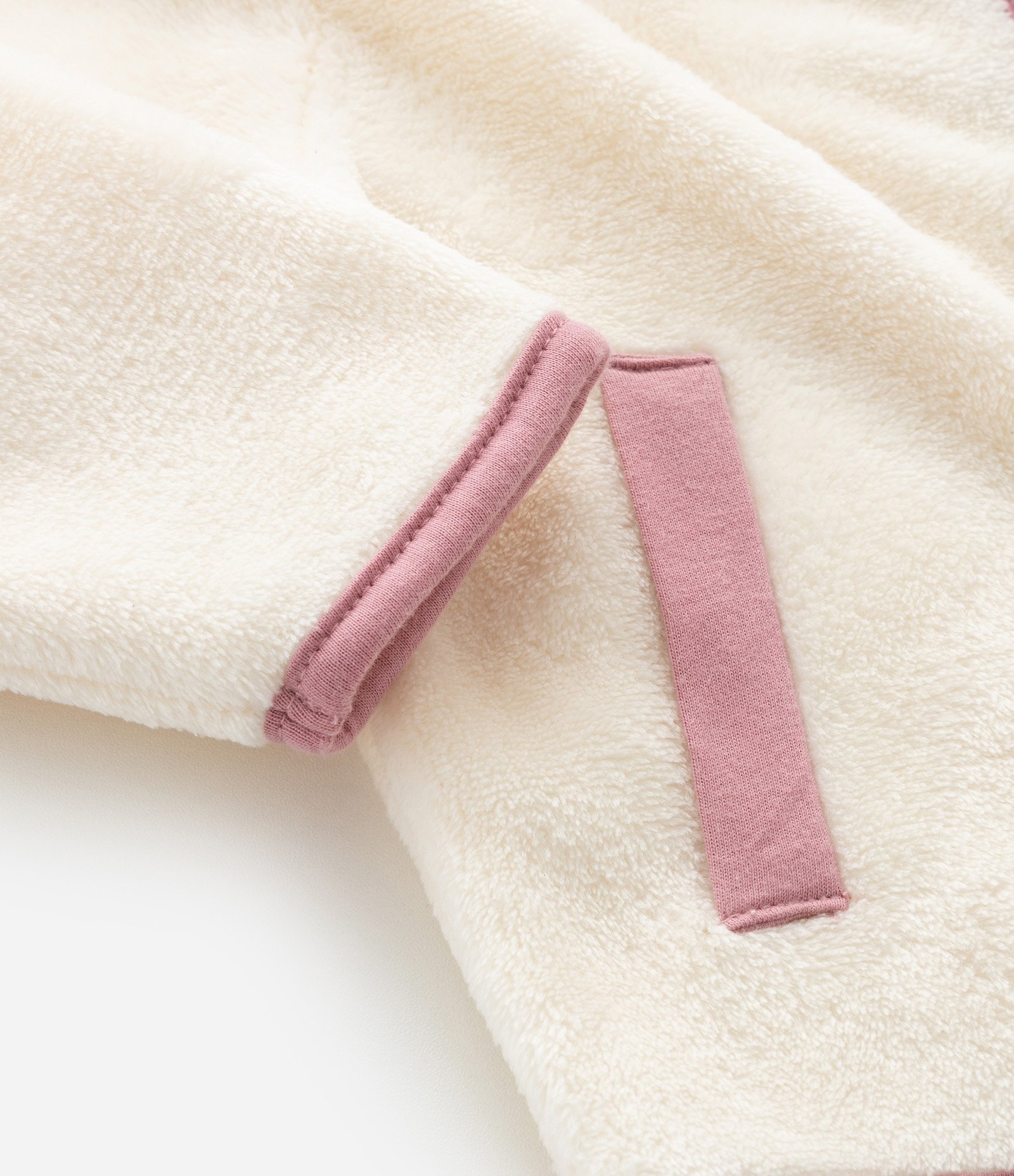 Conjunto Infantil com Ursinho Bordado – Tam 0 a 18 Meses Off White/Rosa 11