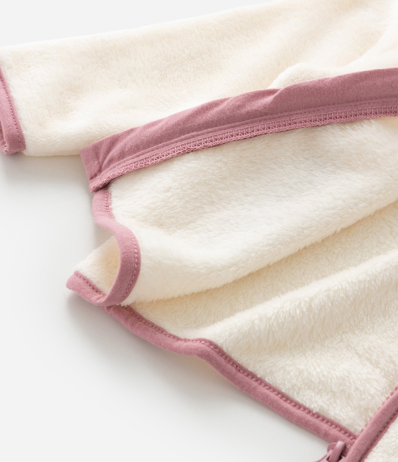 Conjunto Infantil com Ursinho Bordado – Tam 0 a 18 Meses Off White/Rosa 12