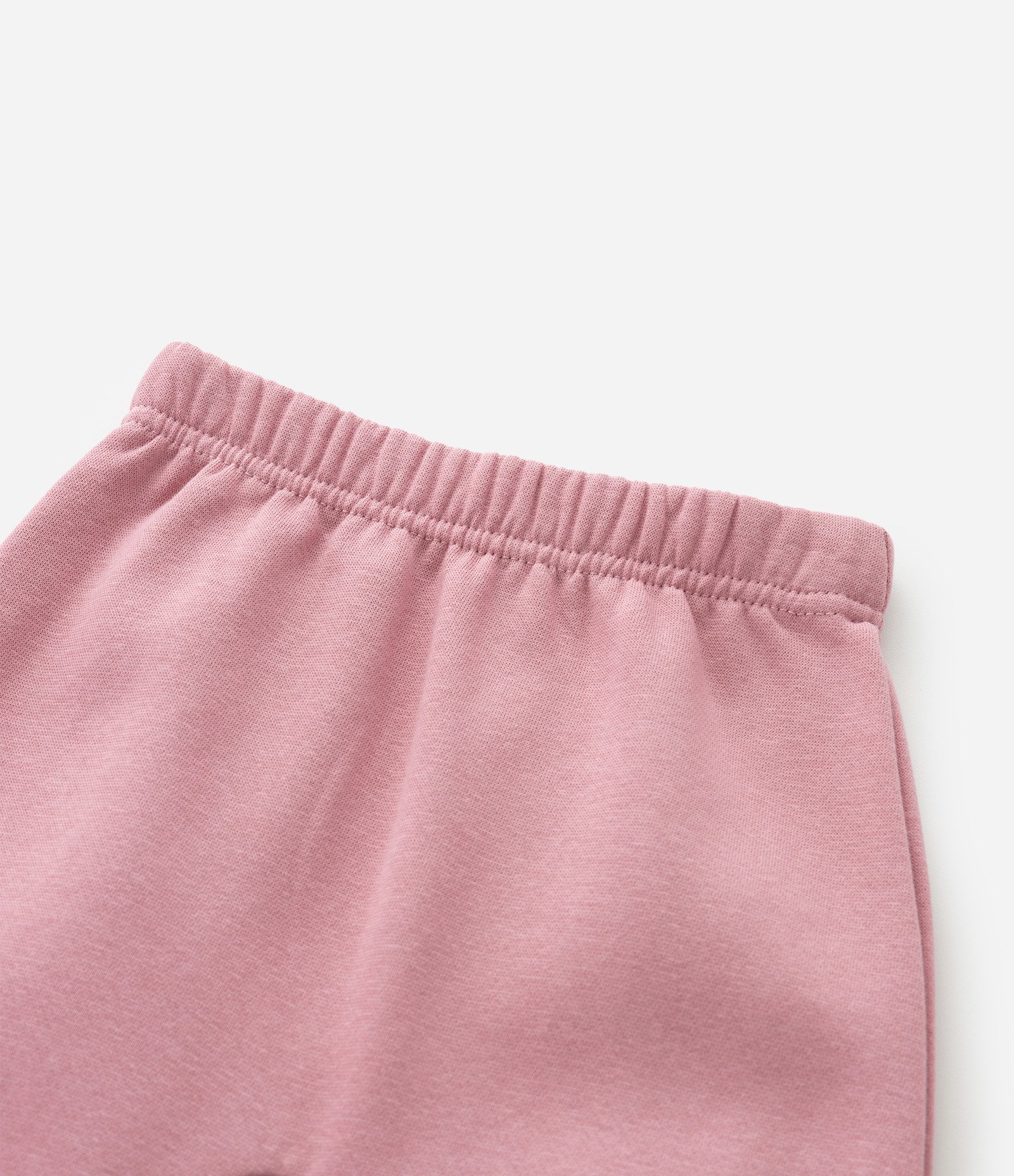 Conjunto Infantil com Ursinho Bordado – Tam 0 a 18 Meses Off White/Rosa 6
