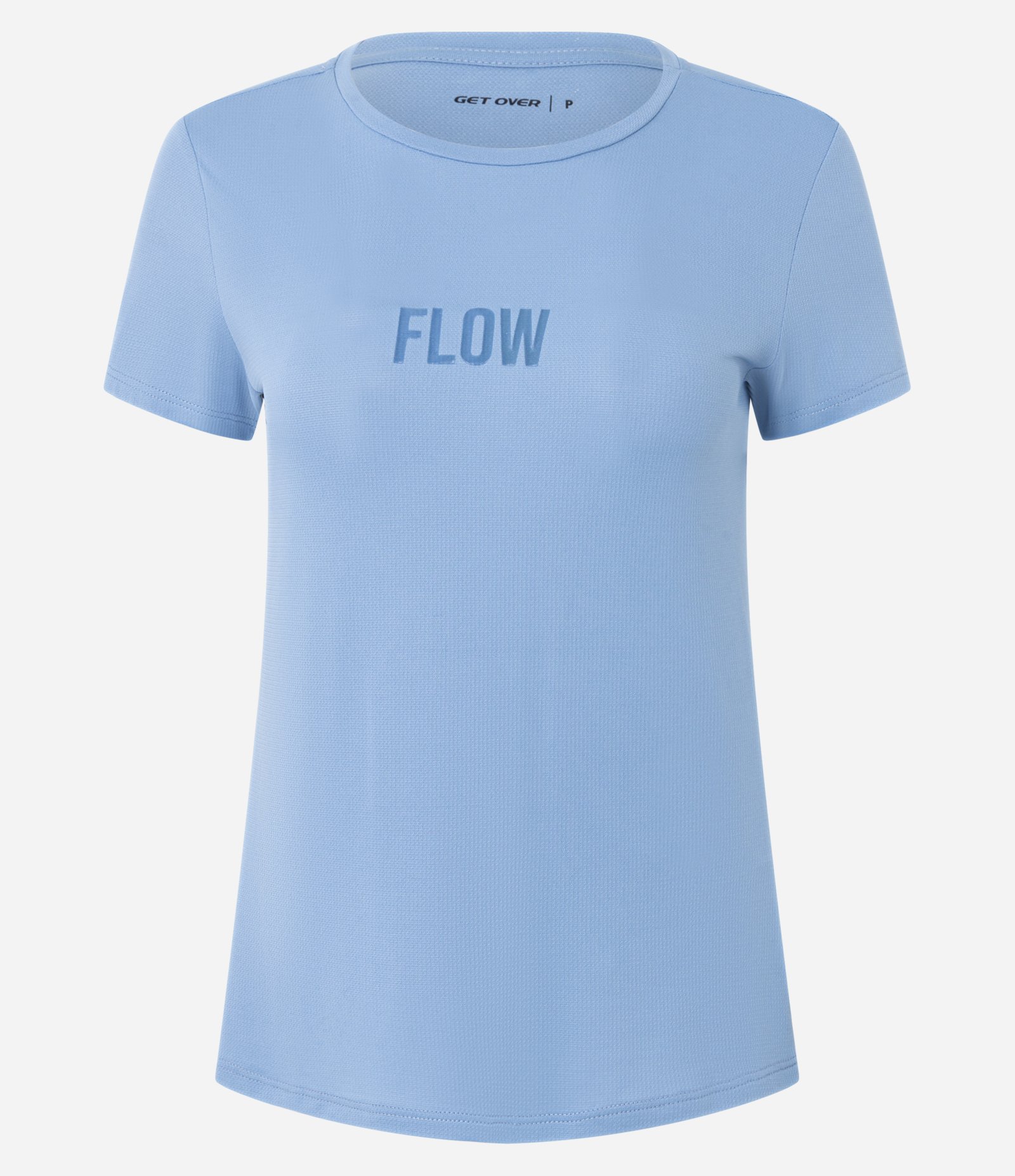 Camiseta Esportiva em Microfibra com Tecnologia Dry  e Estampa Localizada Azul 5