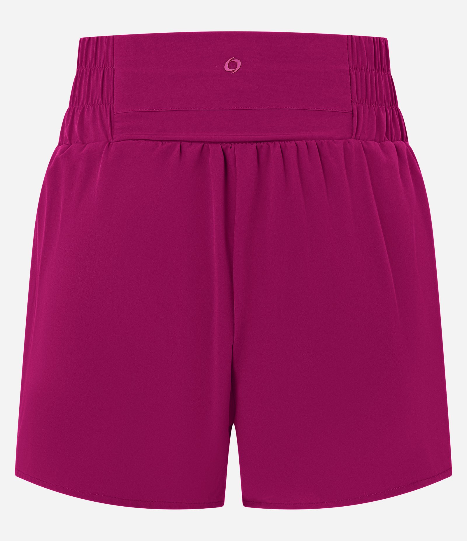 Bermuda Esportiva Sem Costura com Calcinha Interna e Textura Lisa Fuchsia 6