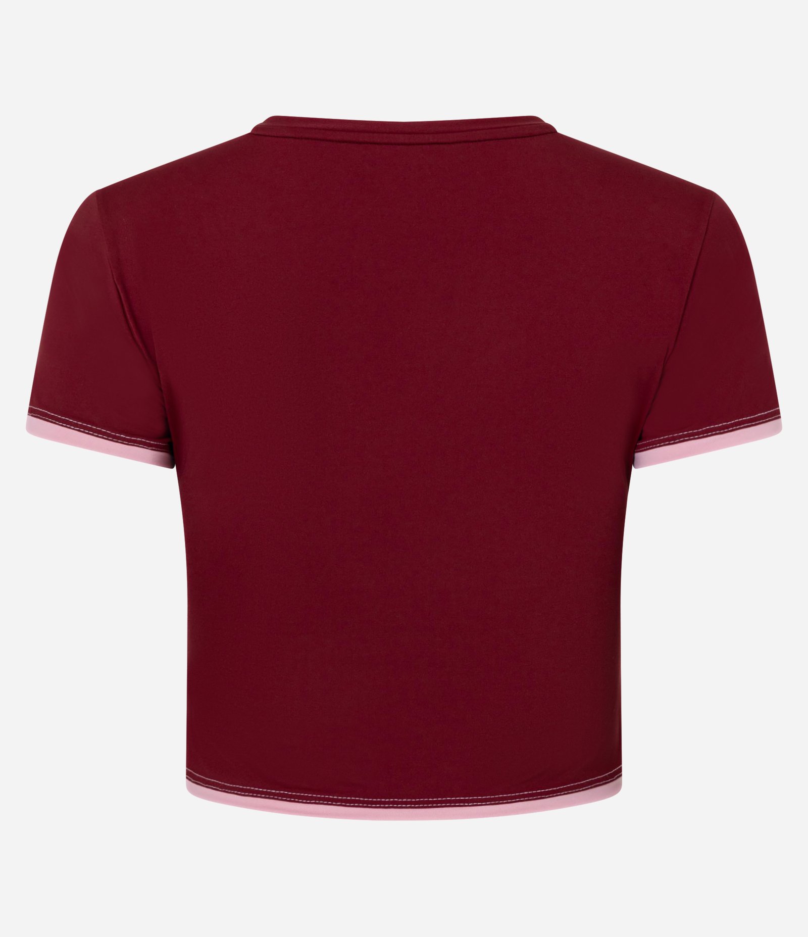Camiseta Cropped Esportiva em Microfibra com Estampa Localizada Biking Red 2
