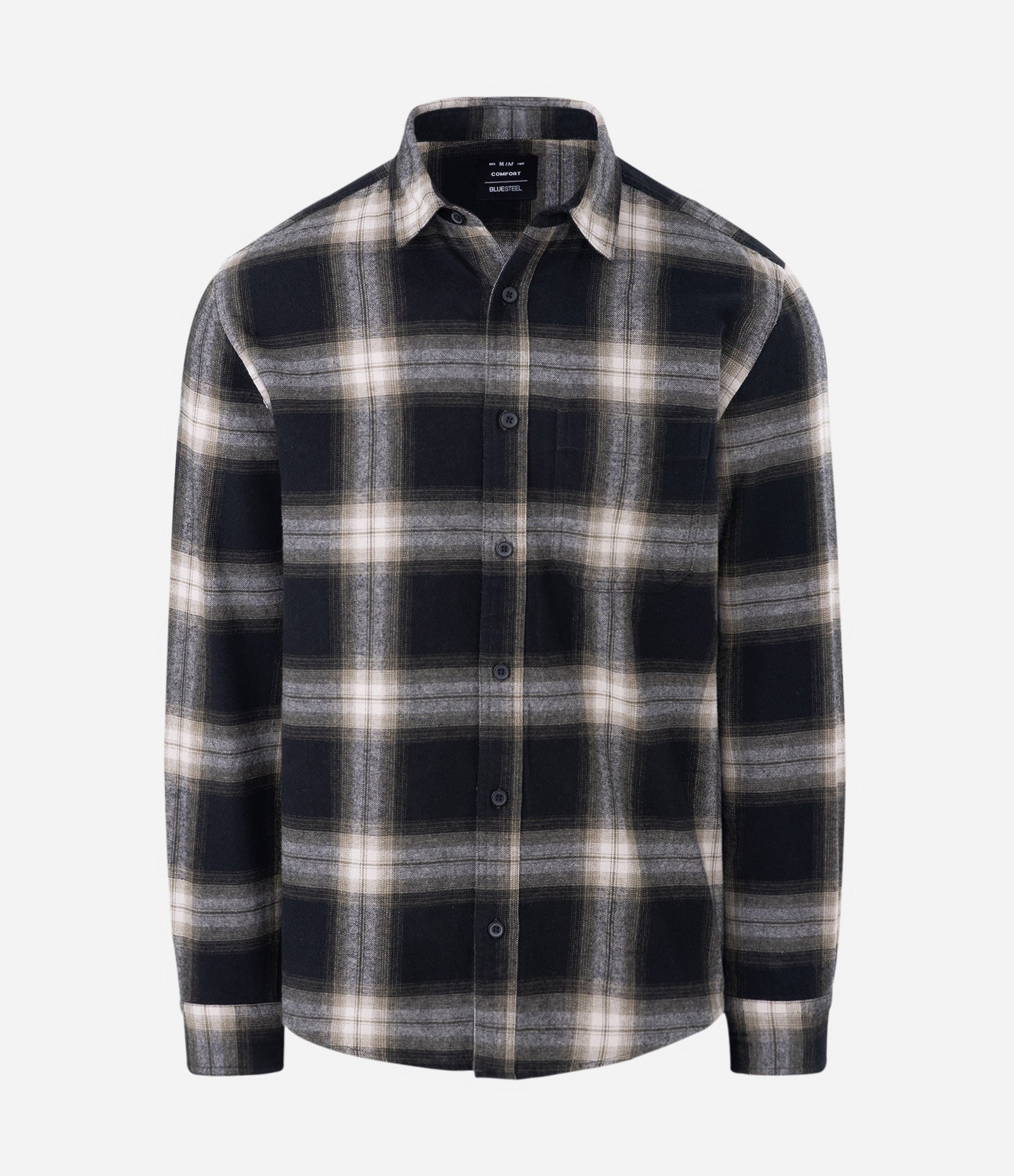 Camisa Manga Longa em Flanela Xadrez Verde 5