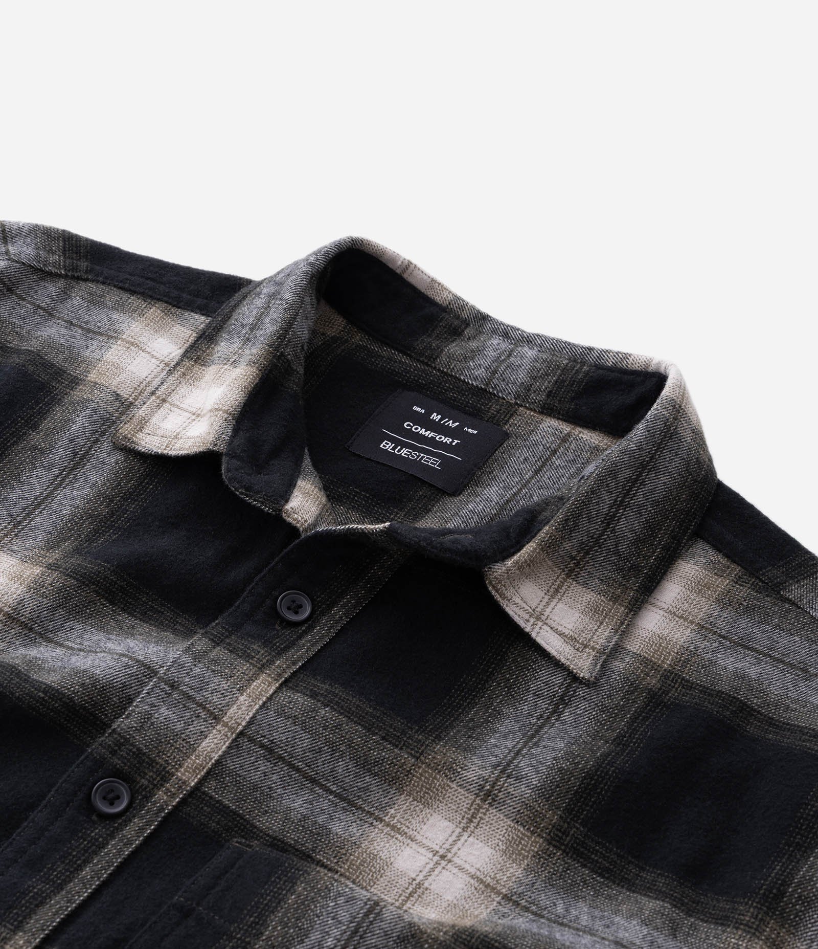 Camisa Manga Longa em Flanela Xadrez Verde 10