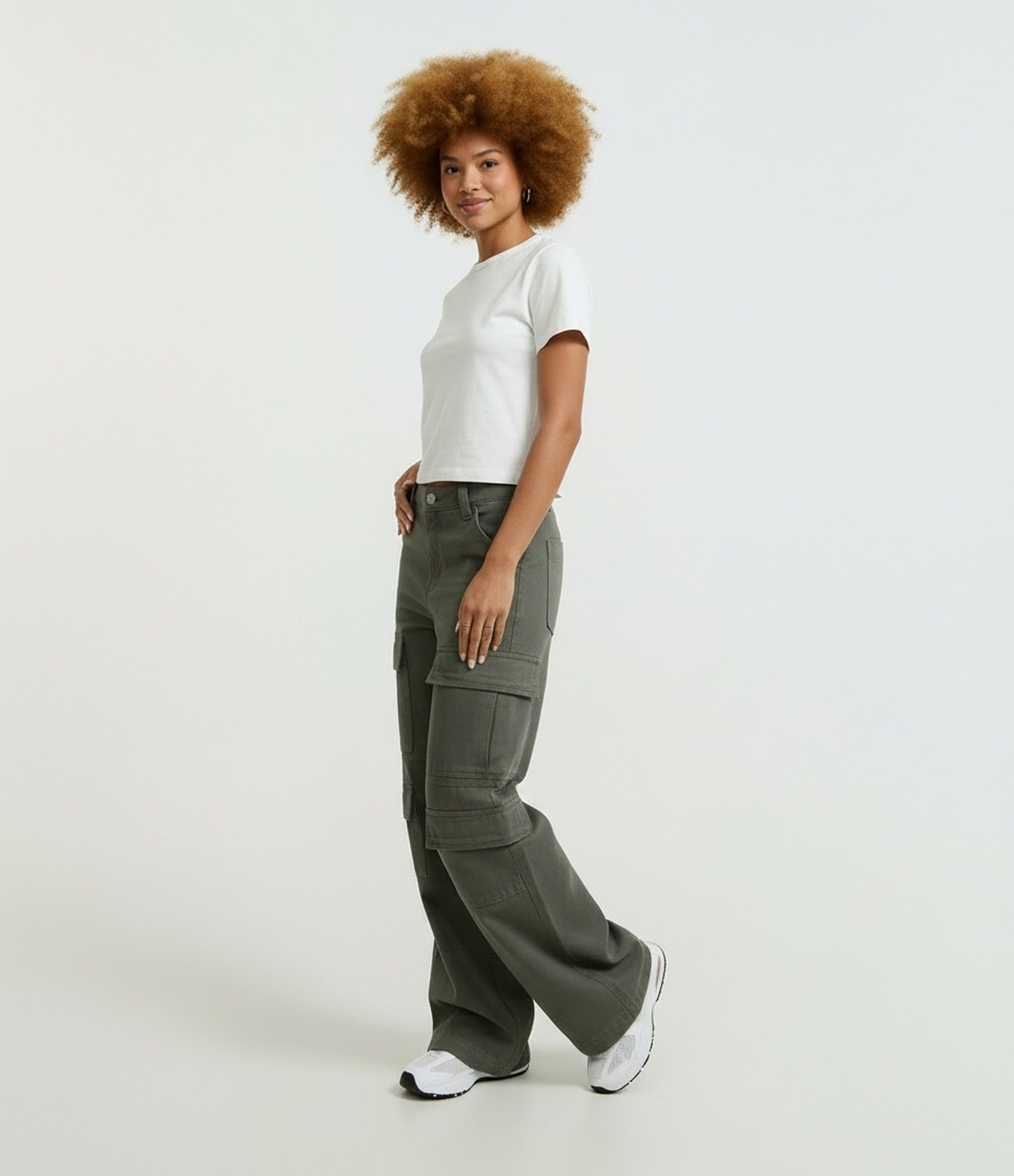 Blusa Cropped em Algodão Peruano Interlock Branco 1