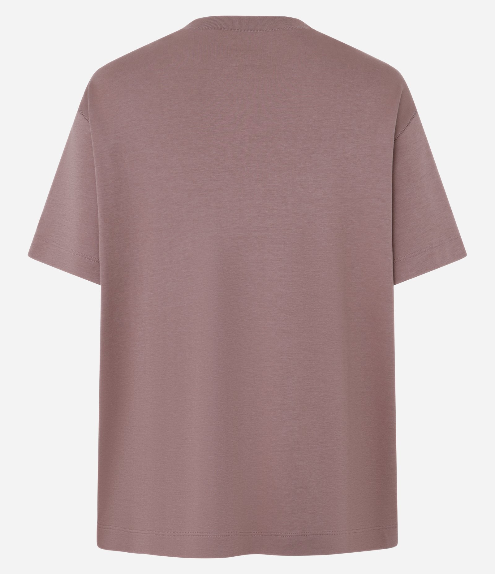 Camiseta Boxy em Algodão com Manga Curta Rosê 2