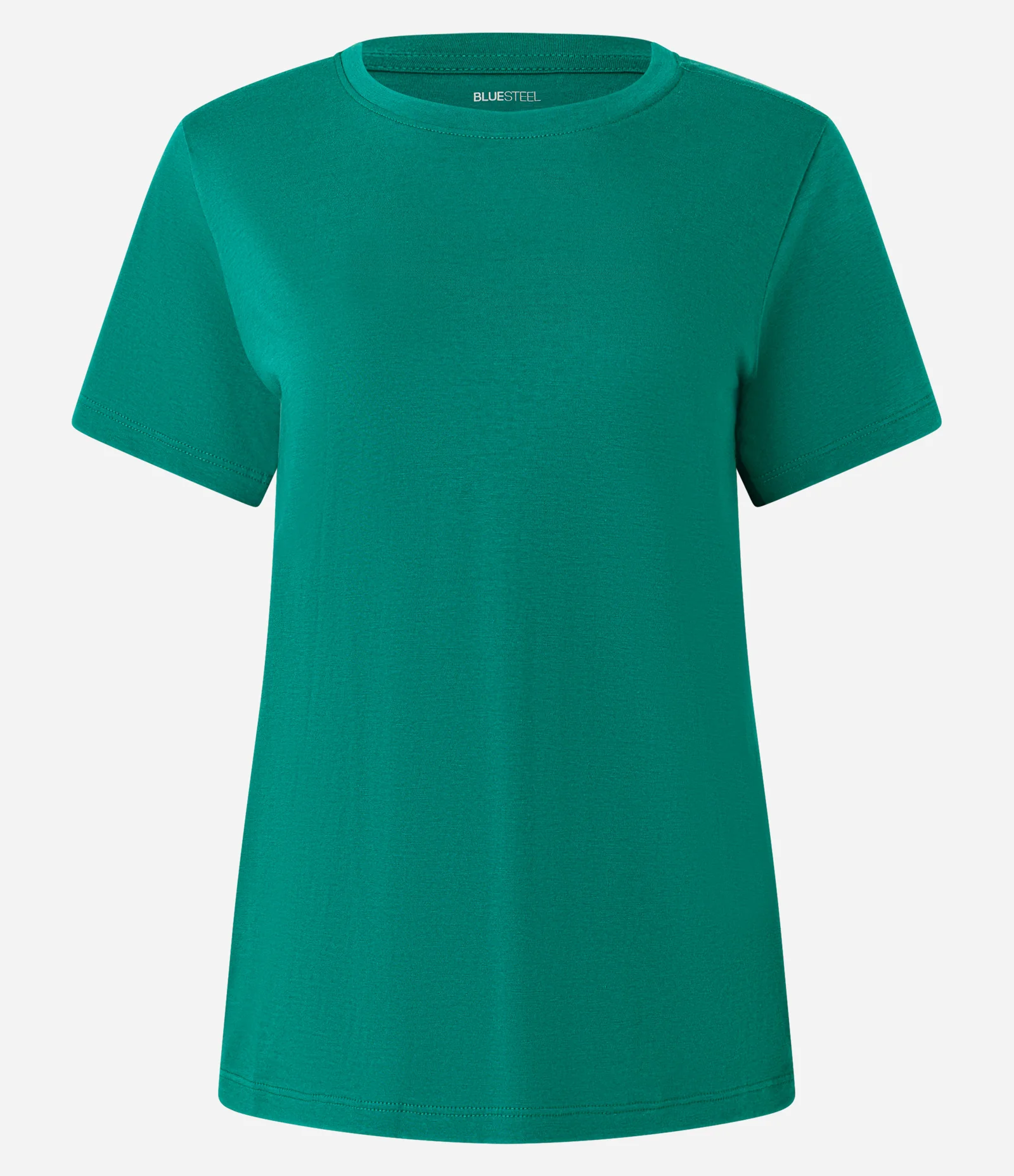 Camiseta Básica em Algodão com Manga Curta Transparente 1