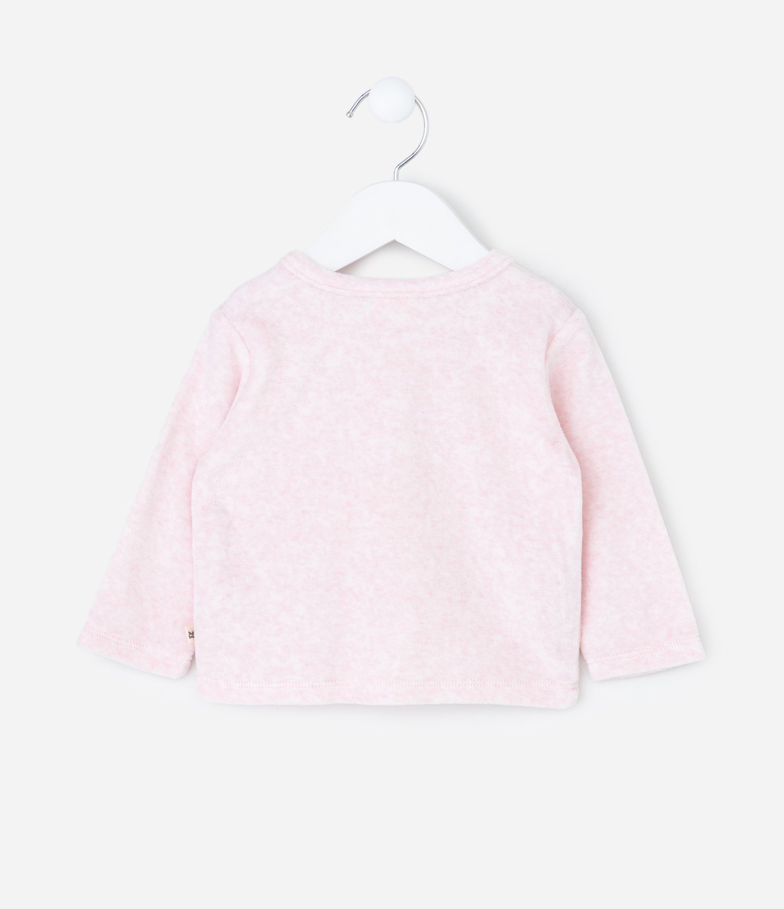 Conjunto Infantil Com Botões E Calça – Tam 0 a 18 Meses Rosa Claro 3