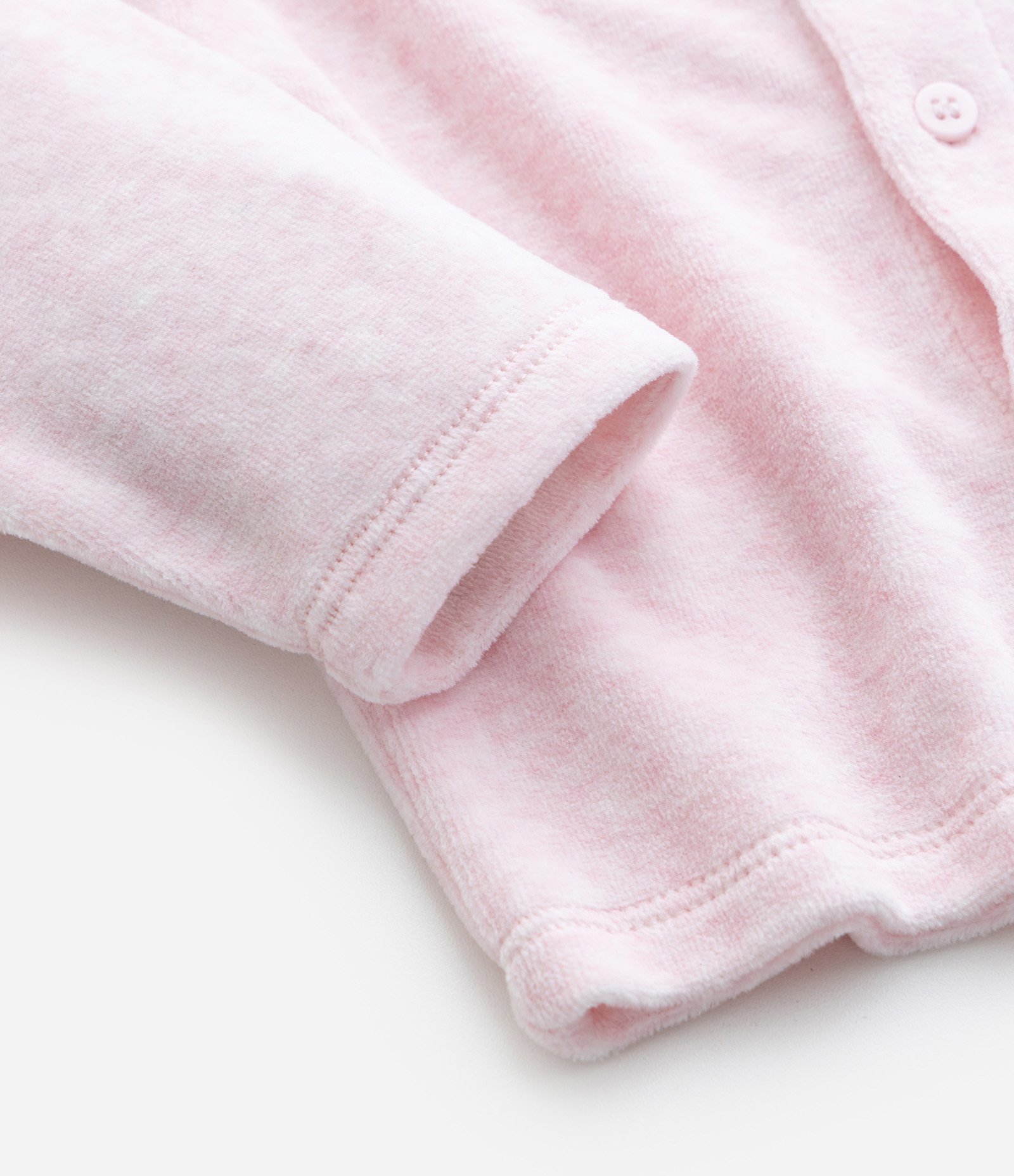 Conjunto Infantil Com Botões E Calça – Tam 0 a 18 Meses Rosa Claro 7