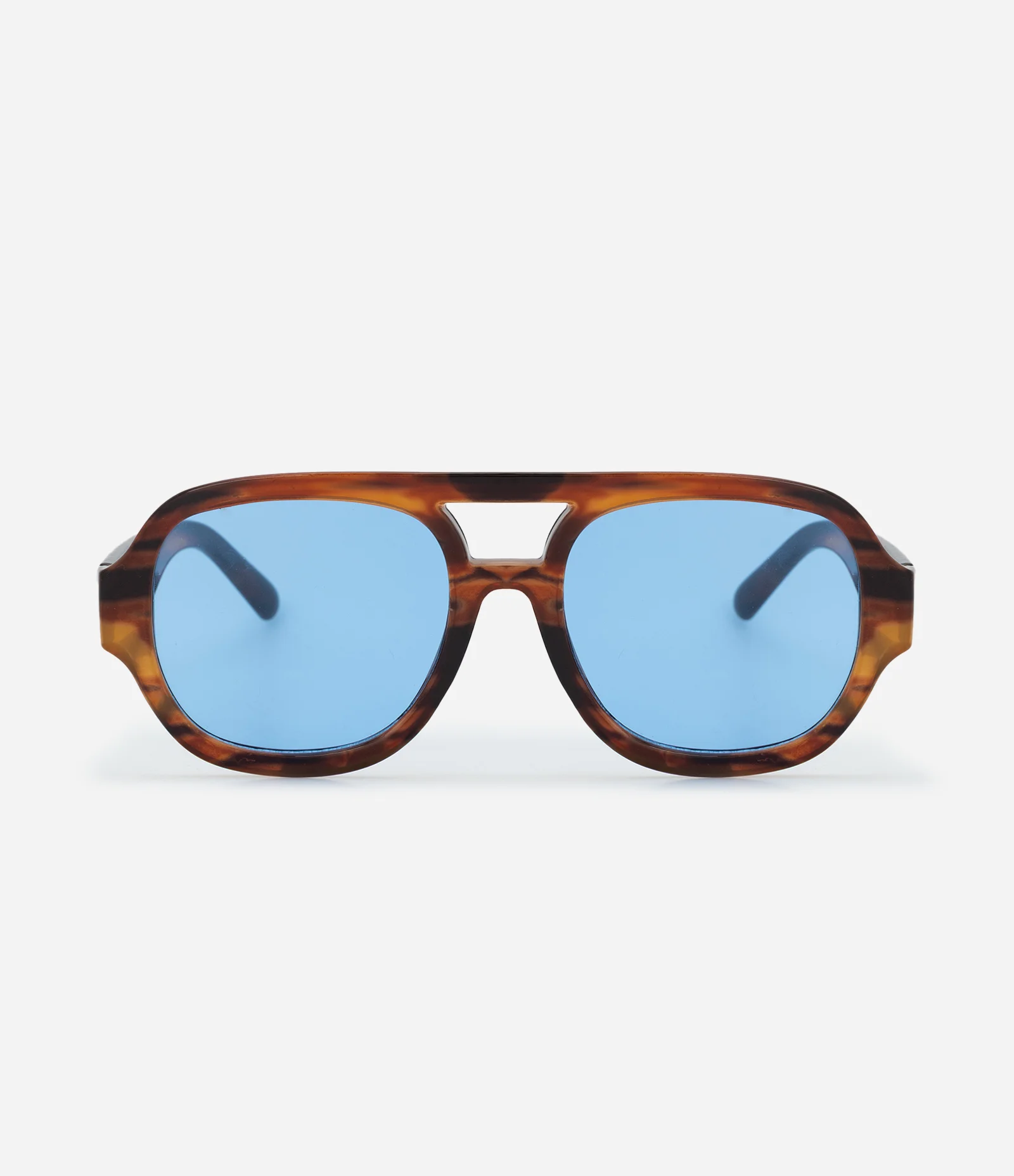 Óculos de Sol Aviador com Estampa Tartaruga Marrom 2