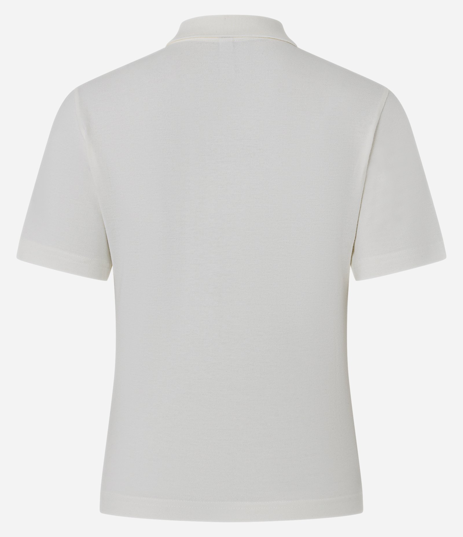 Blusa Polo em Algodão com Manga Curta Branco 3