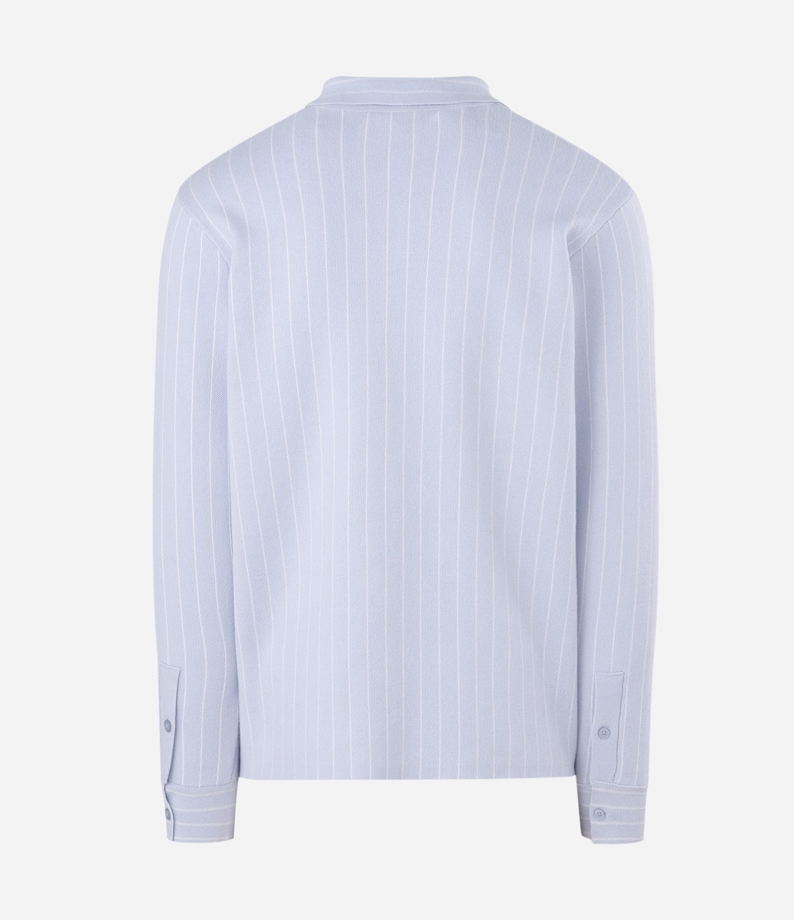 Camisa Manga Longa com Listras Azul 7