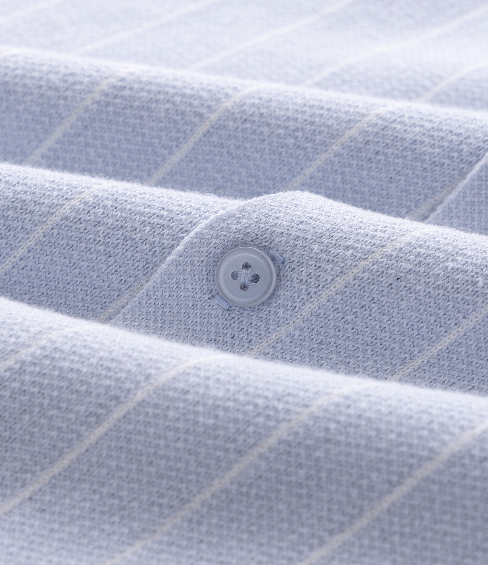 Camisa Manga Longa com Listras Azul 8