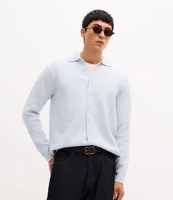 Camisa Manga Longa com Listras