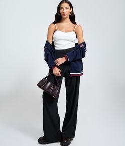 Body Texturizado em Seamless com Alcinhas Finas