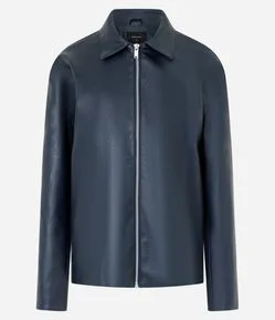 Jaqueta Regular Básica em PU