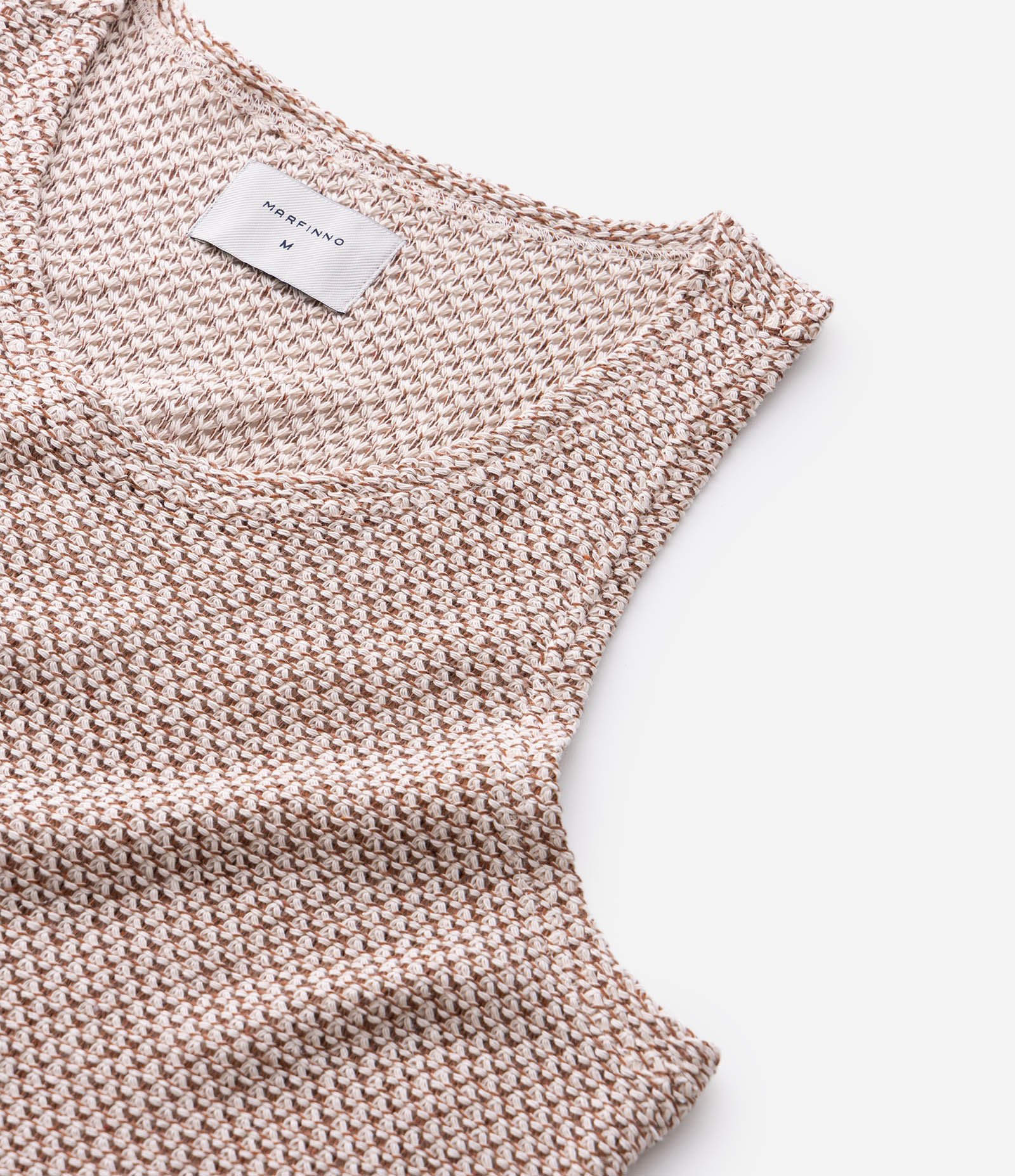 Regata Texturizada Bege 8