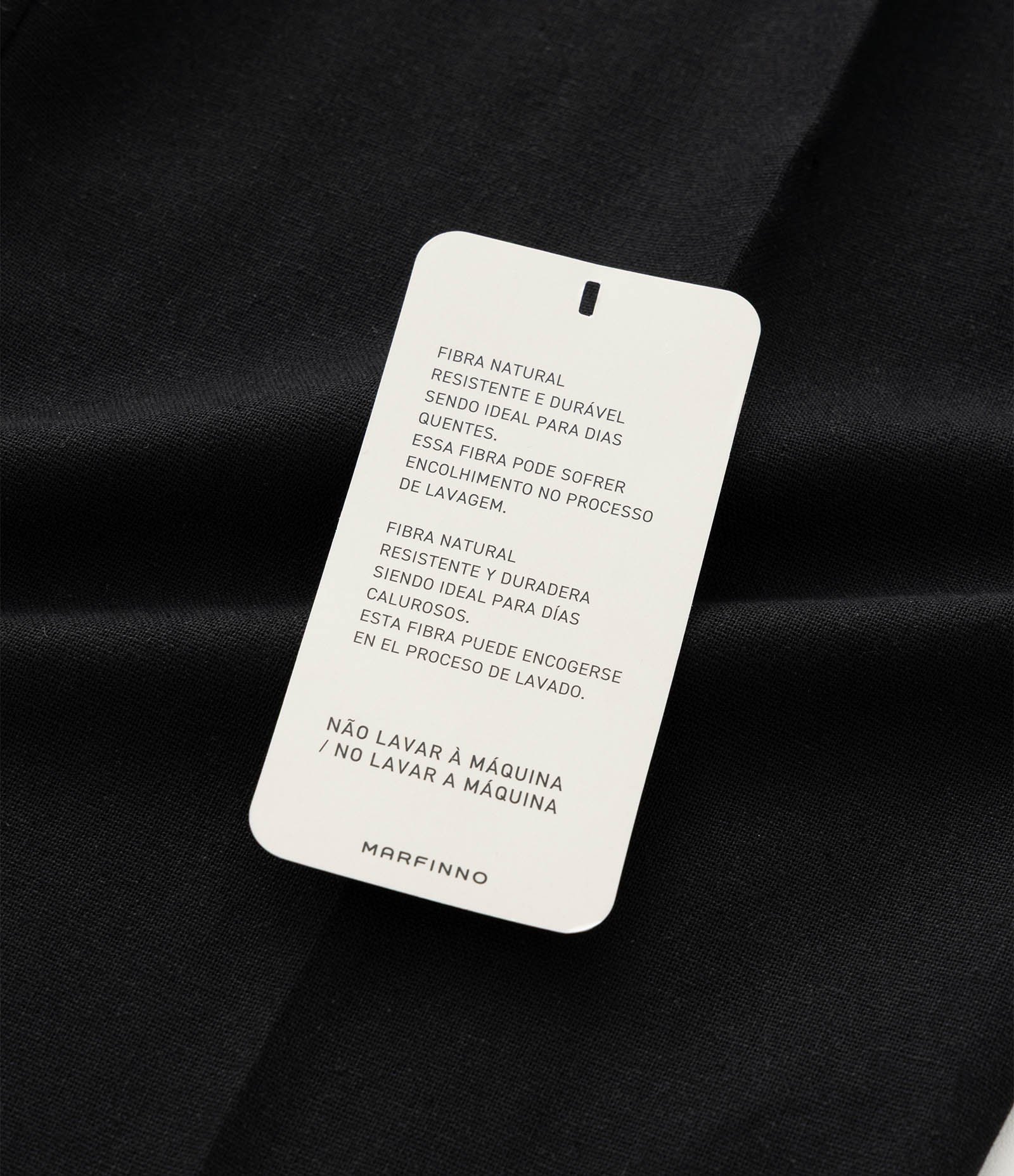 Calça Alfaiatada em Viscolinho com Pregas Frontais Preto 10