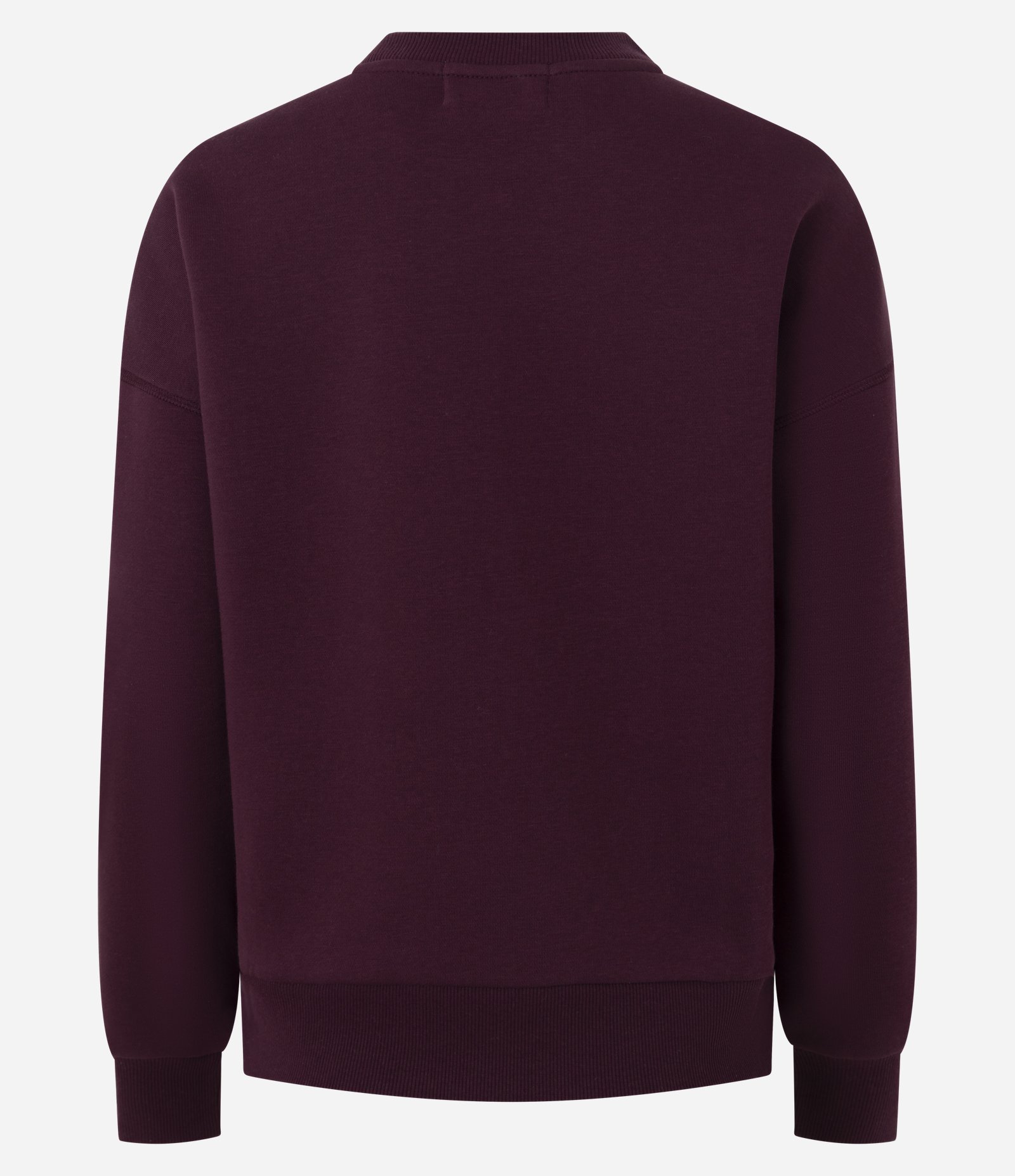 Moletom Regular com Gola Redonda Vermelho 2