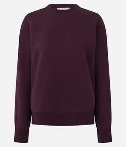 Moletom Regular com Gola Redonda