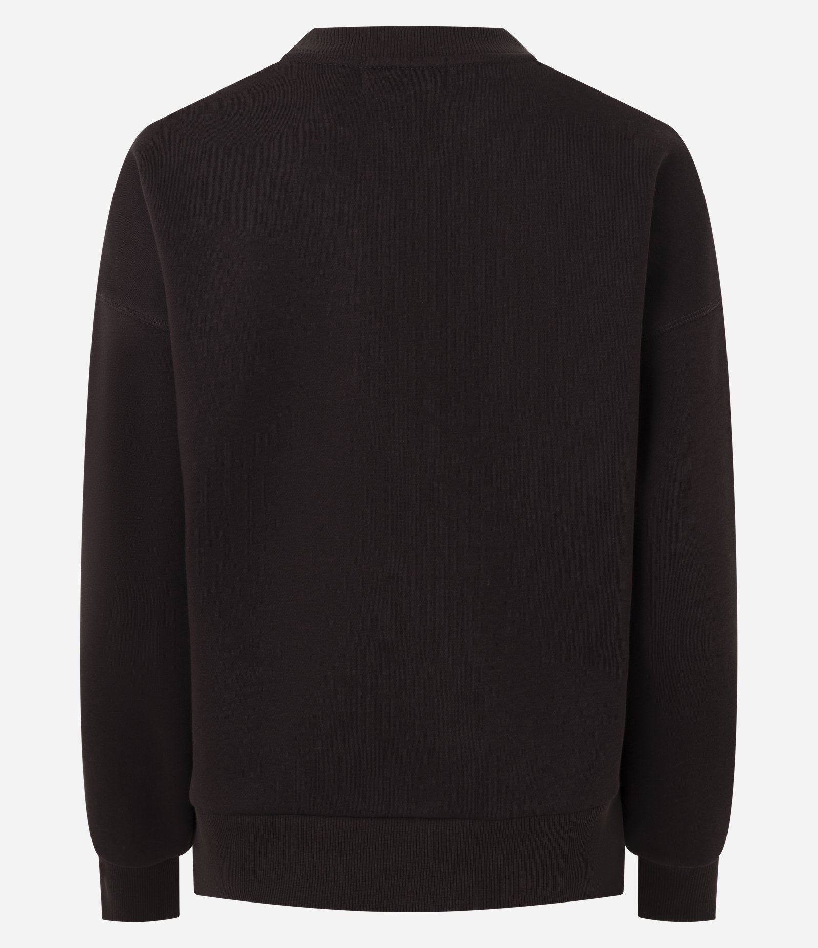 Moletom Regular com Gola Redonda Marrom 2