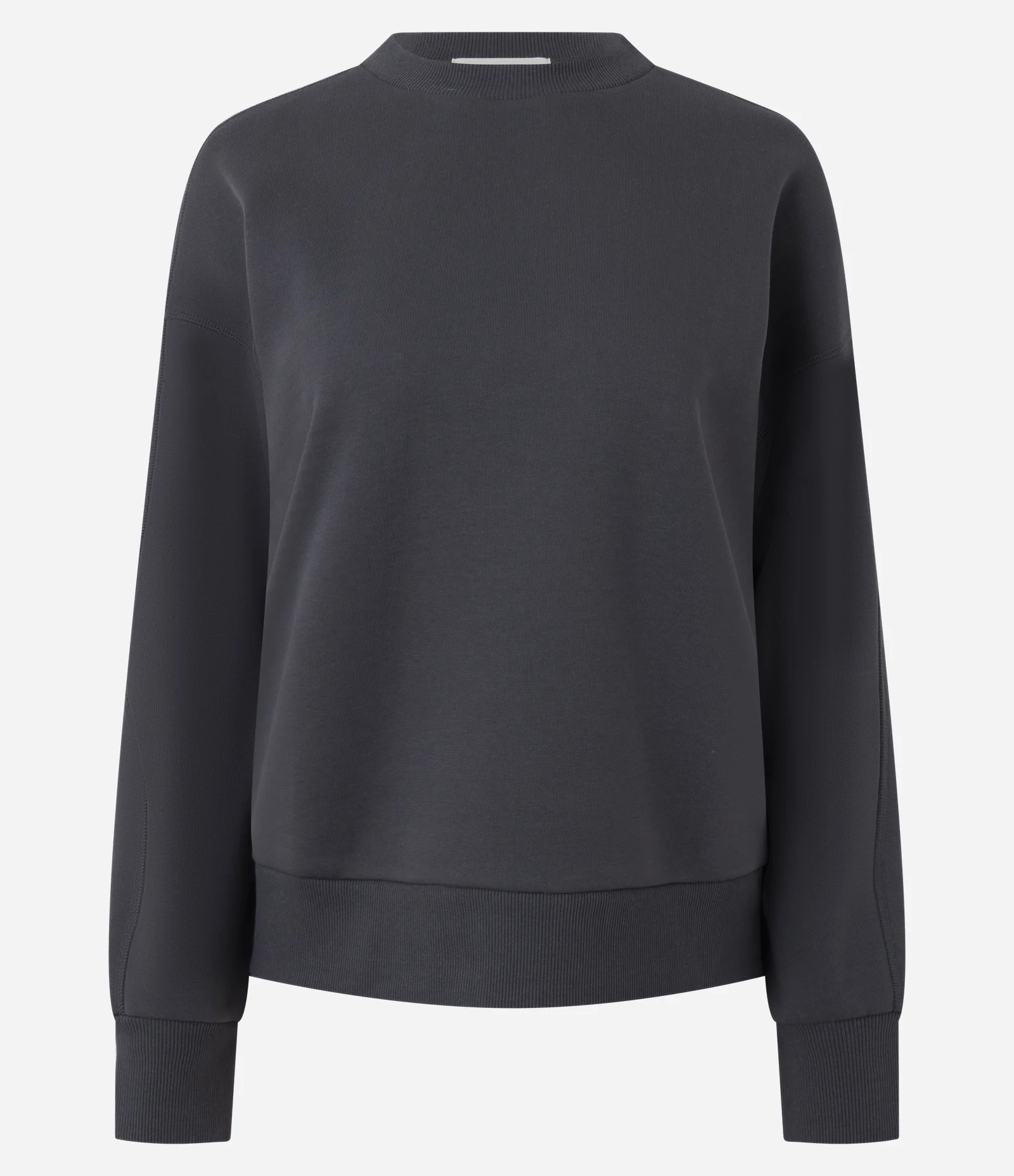 Moletom Regular com Gola Redonda Cinza 1