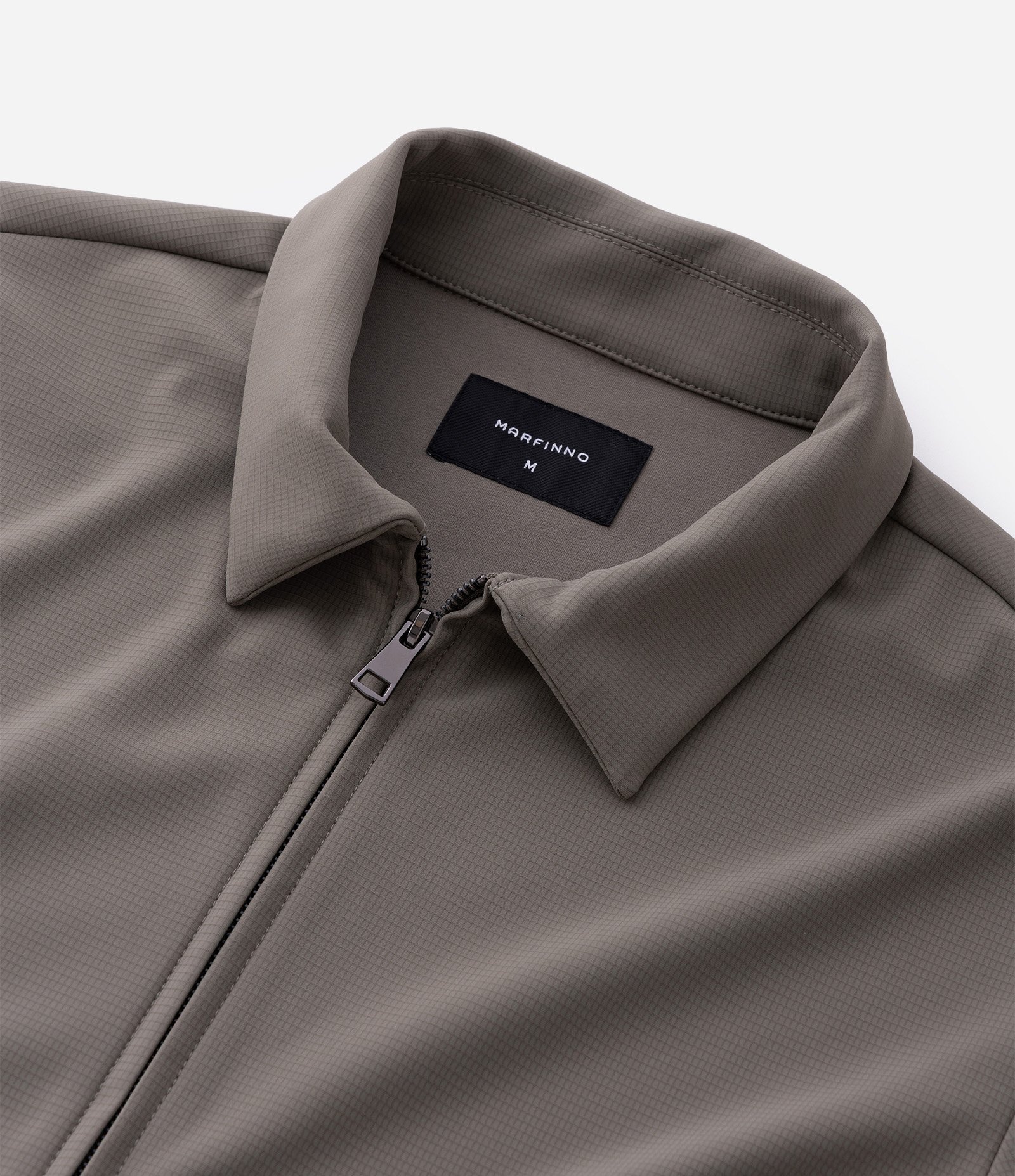 Jaqueta Tecnológica Texturizada com Fechamento em Zíper Verde 8