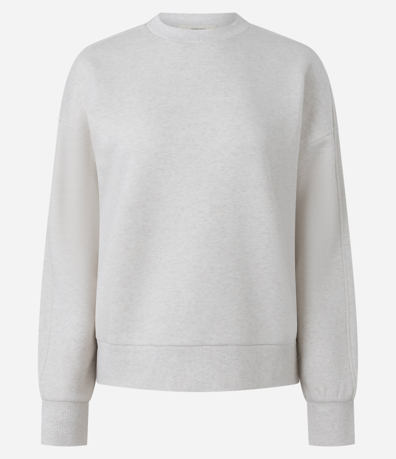 Moletom Regular com Gola Redonda Branco 5